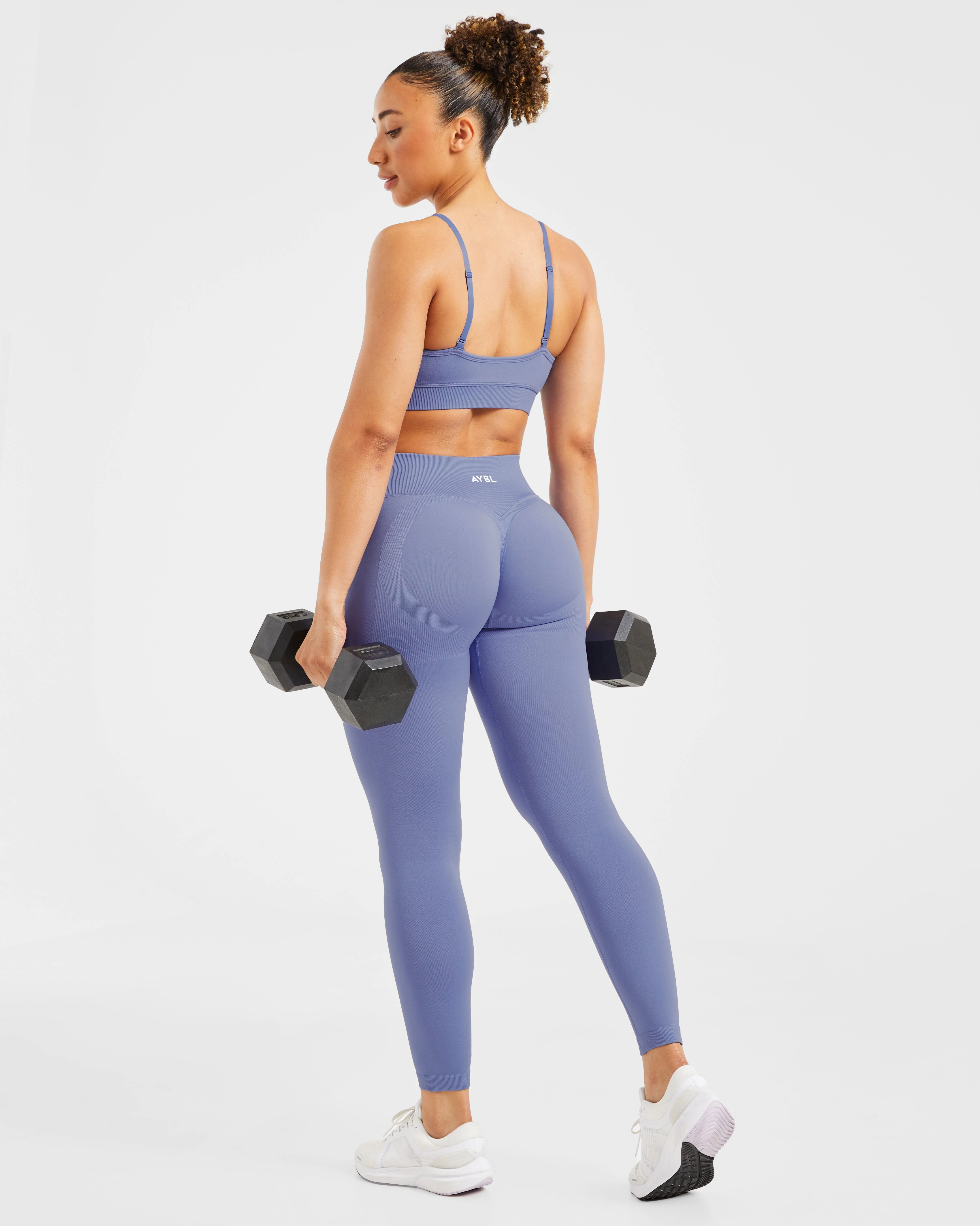 Adapt Seamless Leggings - Iris Blue - Image 8