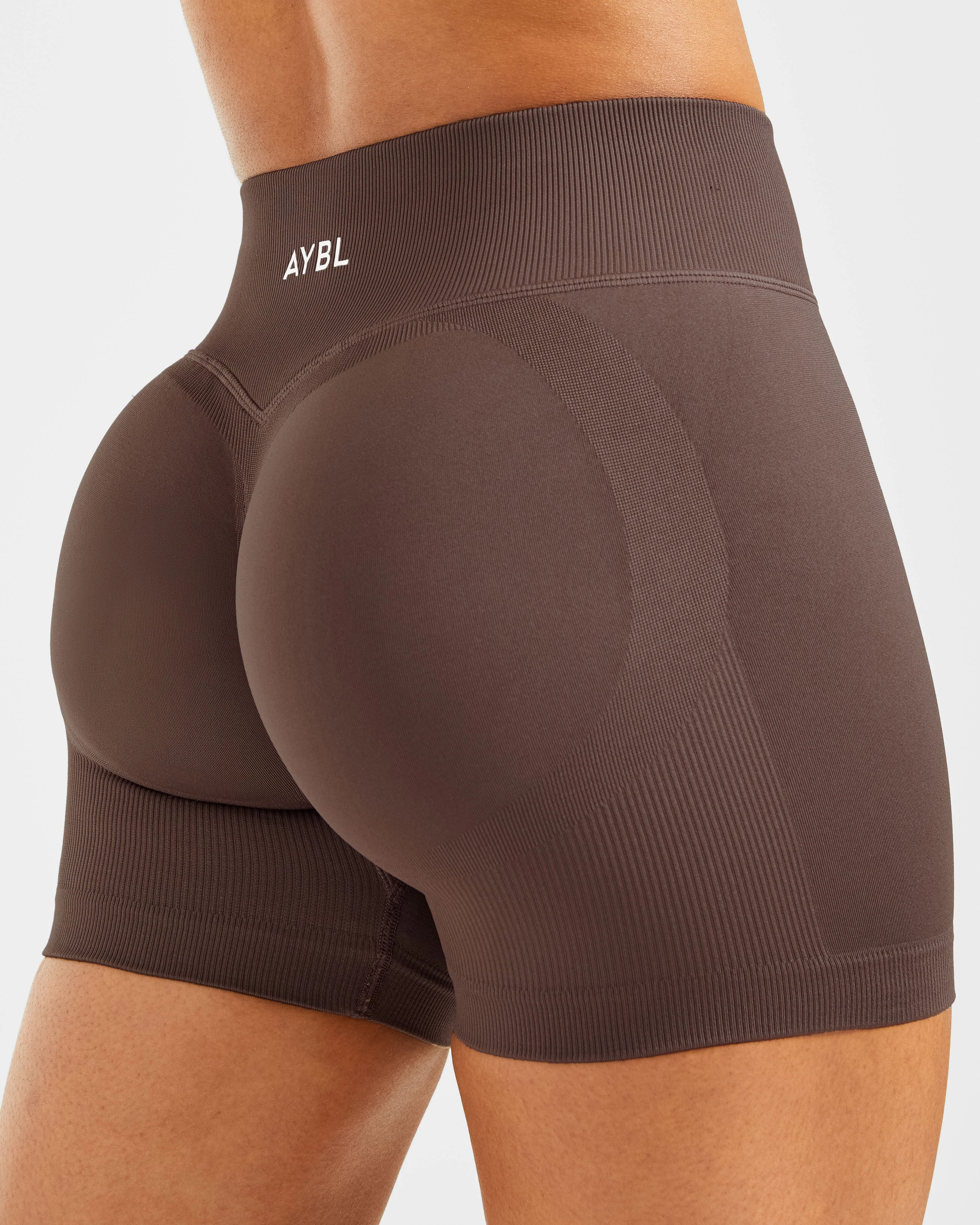 Adapt Seamless Shorts | 4.5" - Brown - Image 5