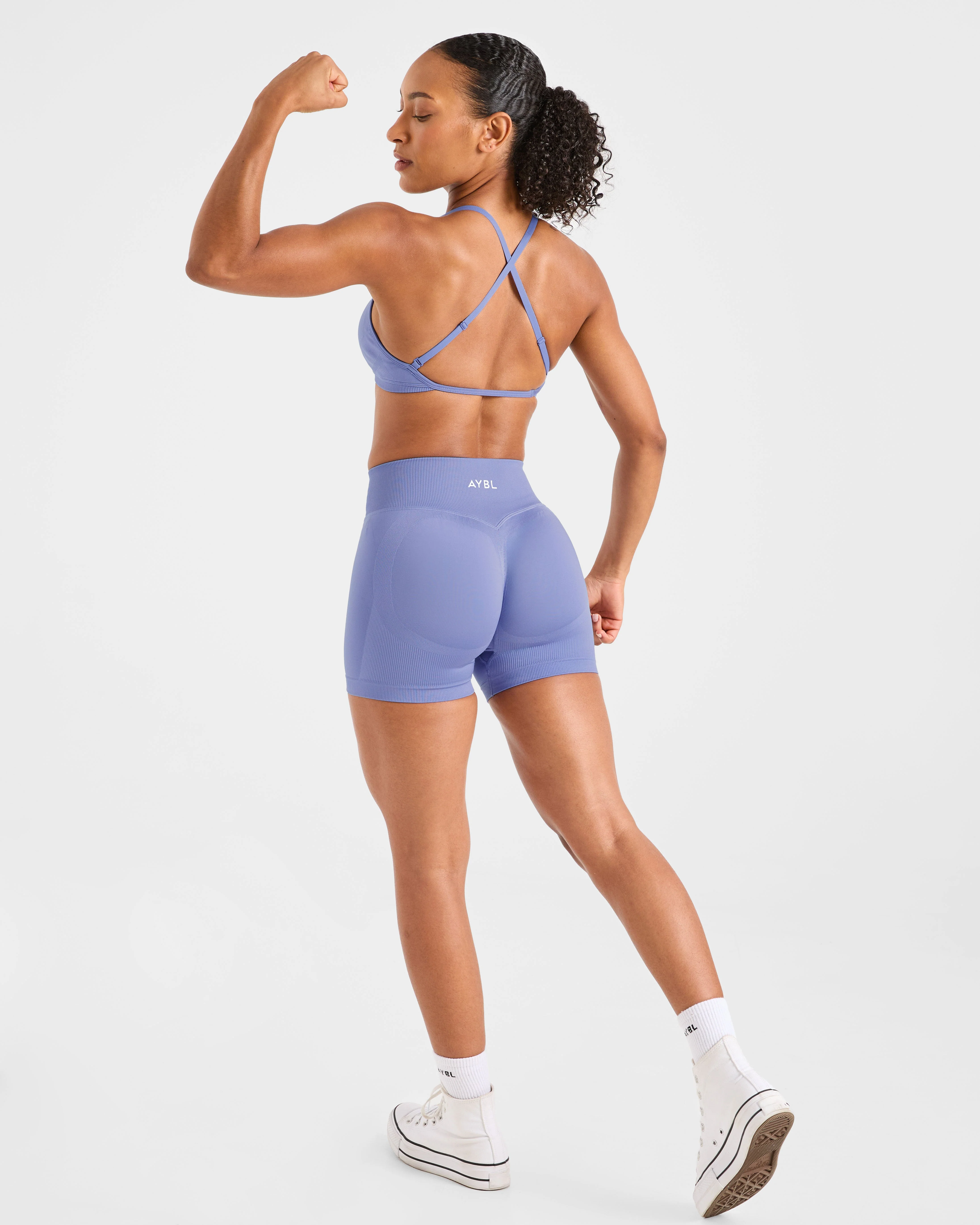 Adapt Seamless Shorts | 4.5" - Iris Blue - Image 8