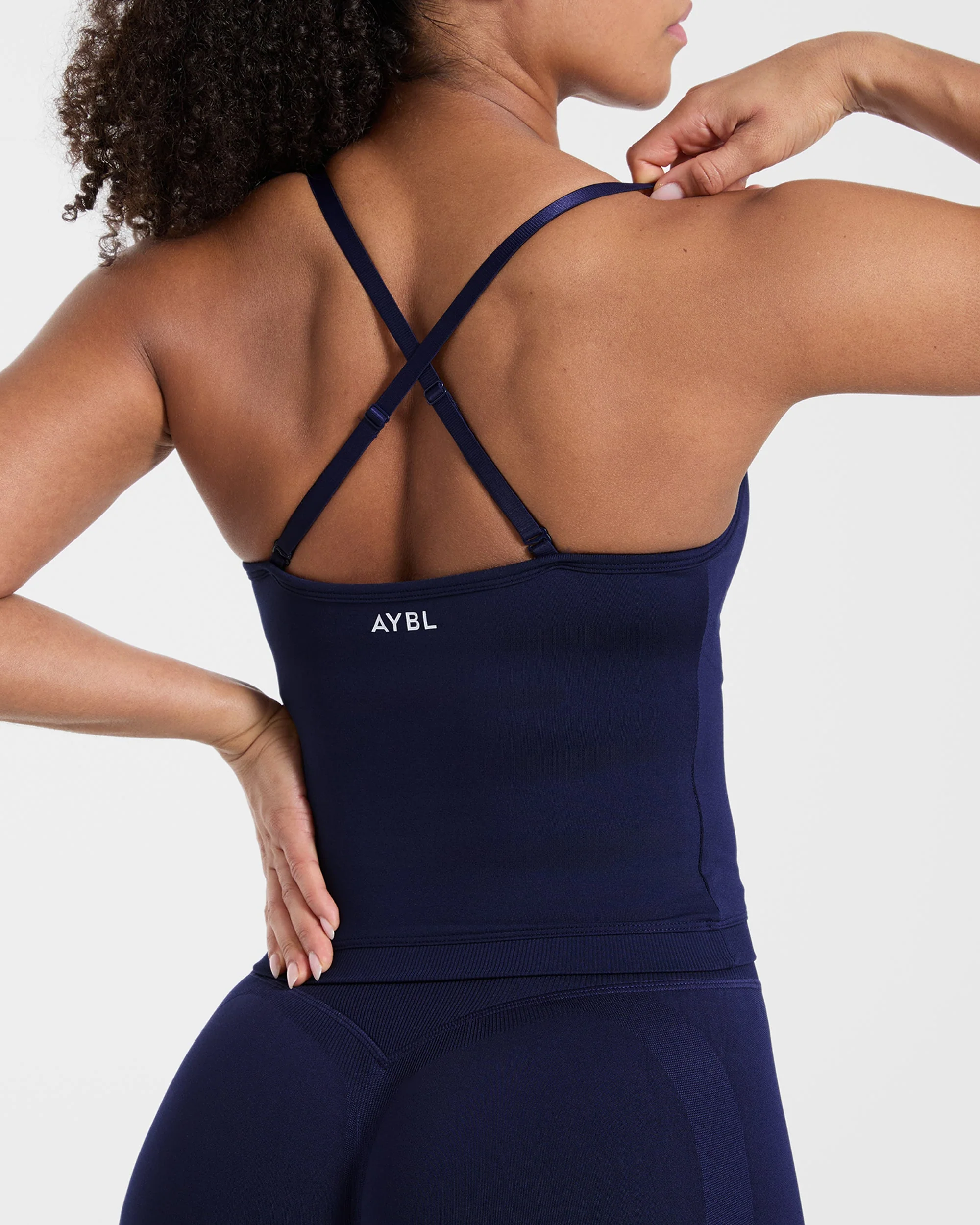Adapt Seamless Tank Top - Deep Navy - Image 6