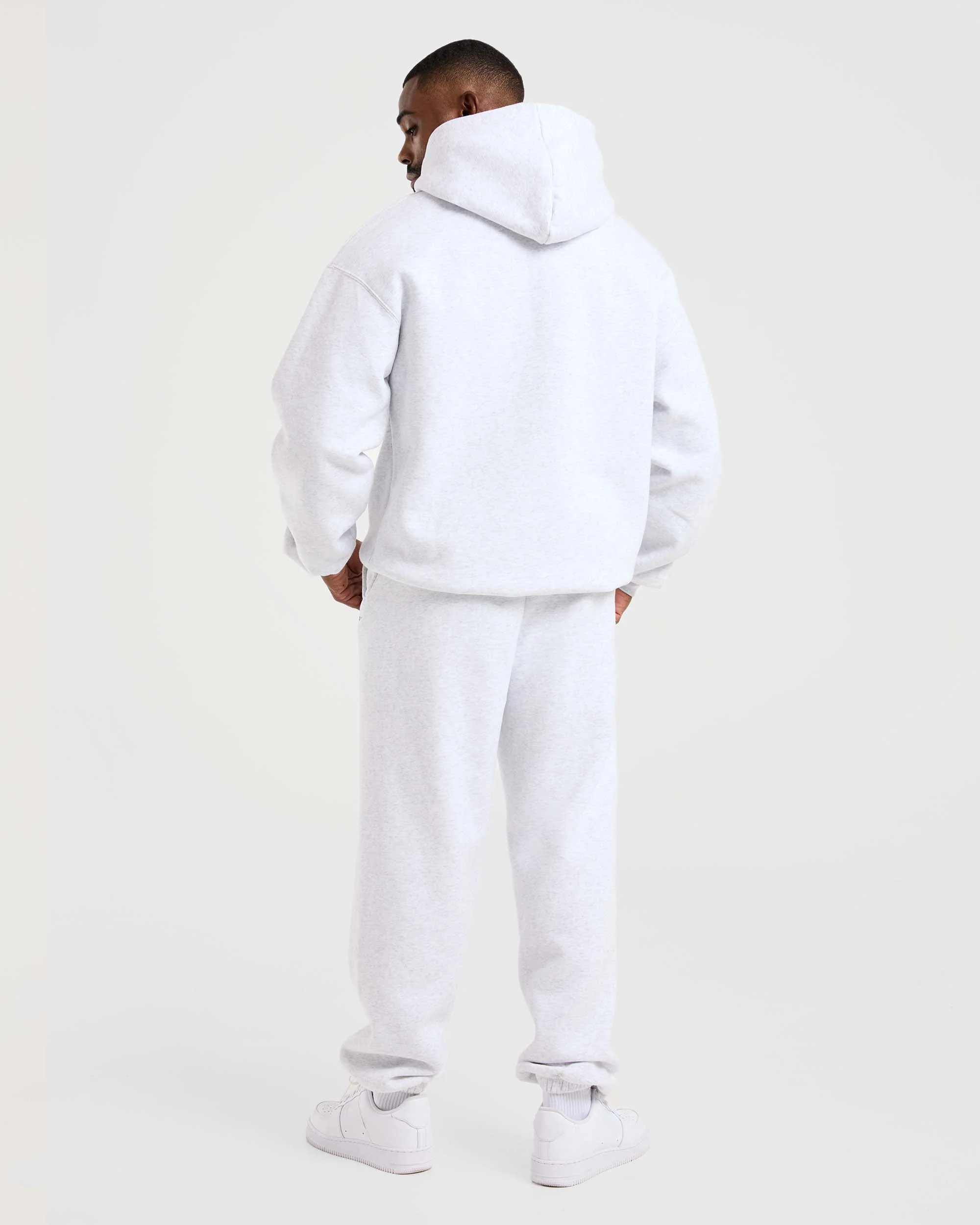 Athletics Oversized Joggers - Grey Marl - Image 4