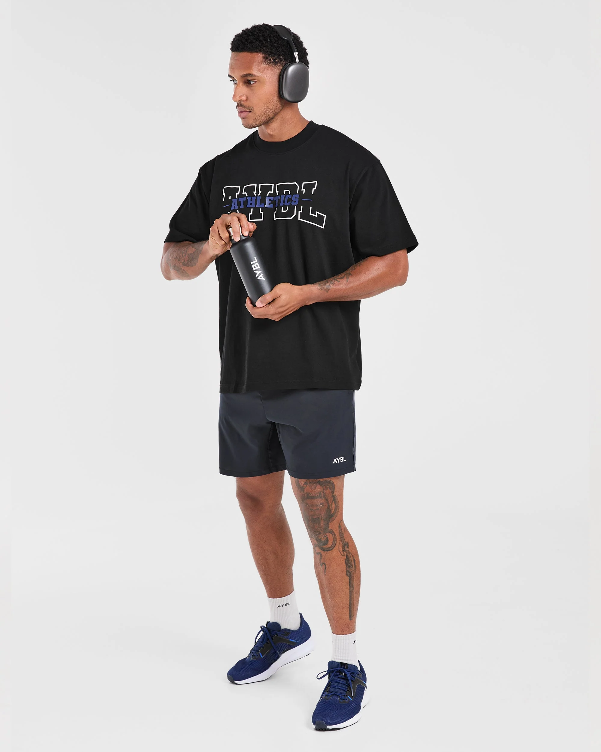 Athletics Oversized T Shirt - Black - Image 7