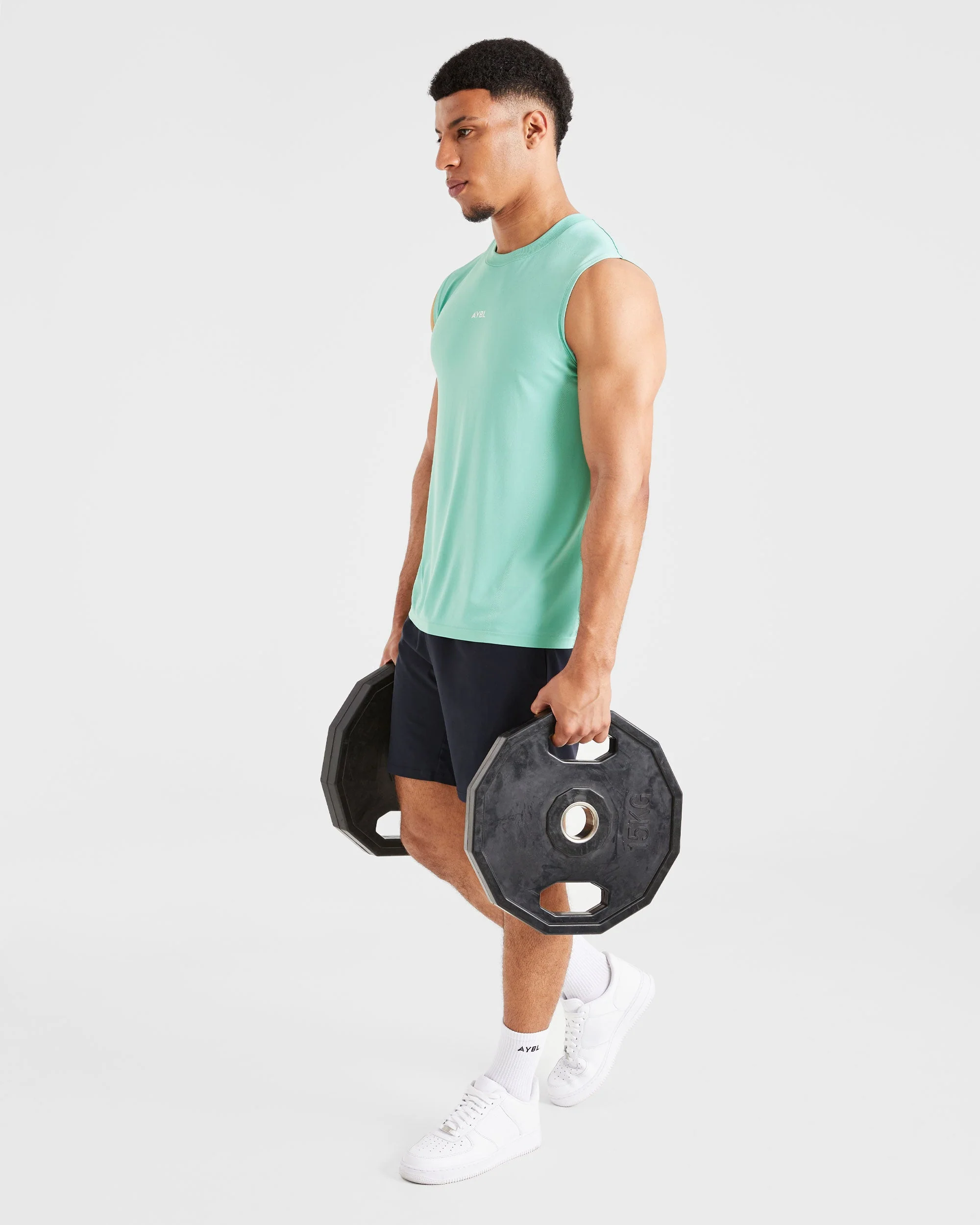 Attain Seamless Vest - Aqua Mint - Image 7