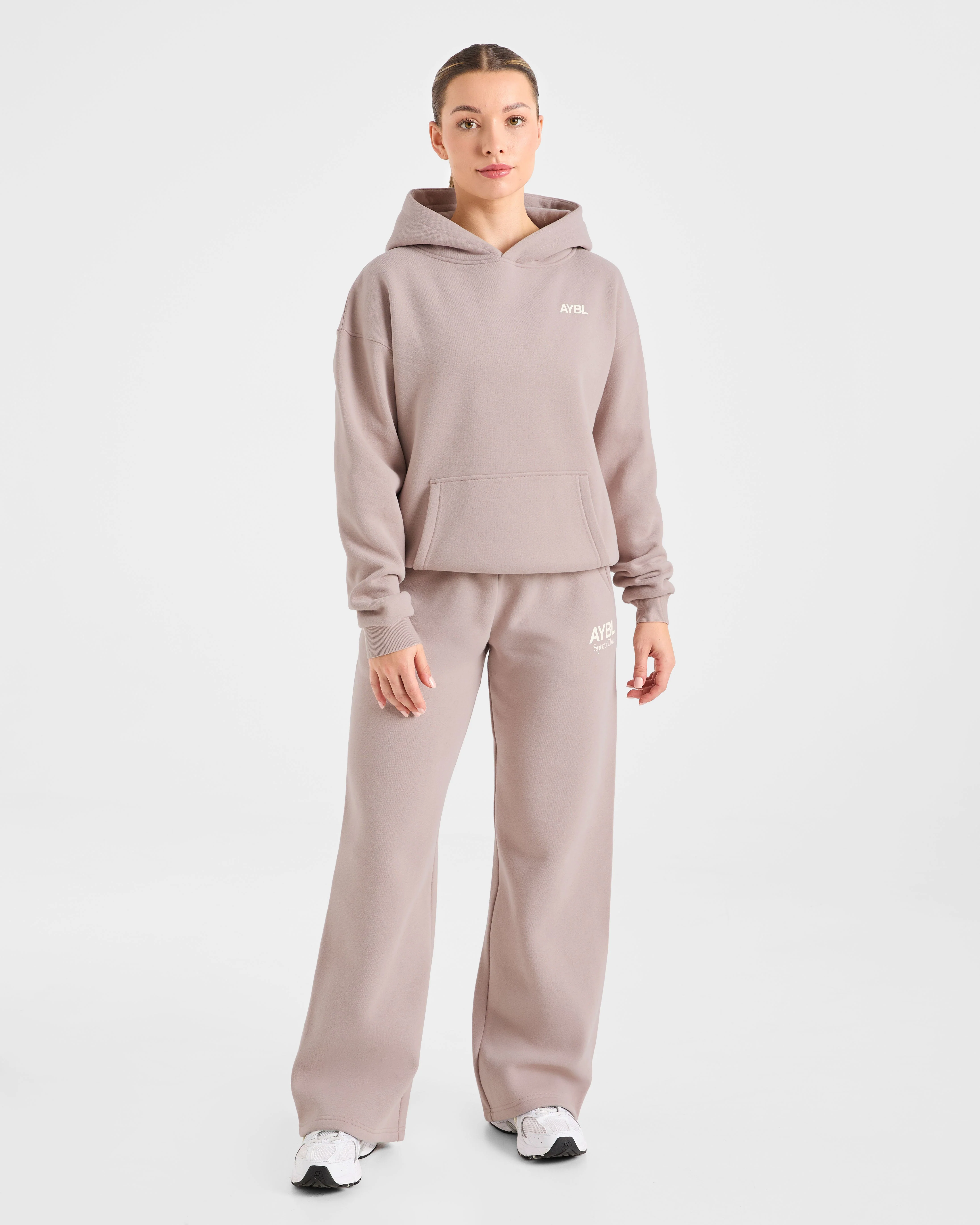 AYBL Sports Club Oversized Hoodie - Mink Pink - Image 3