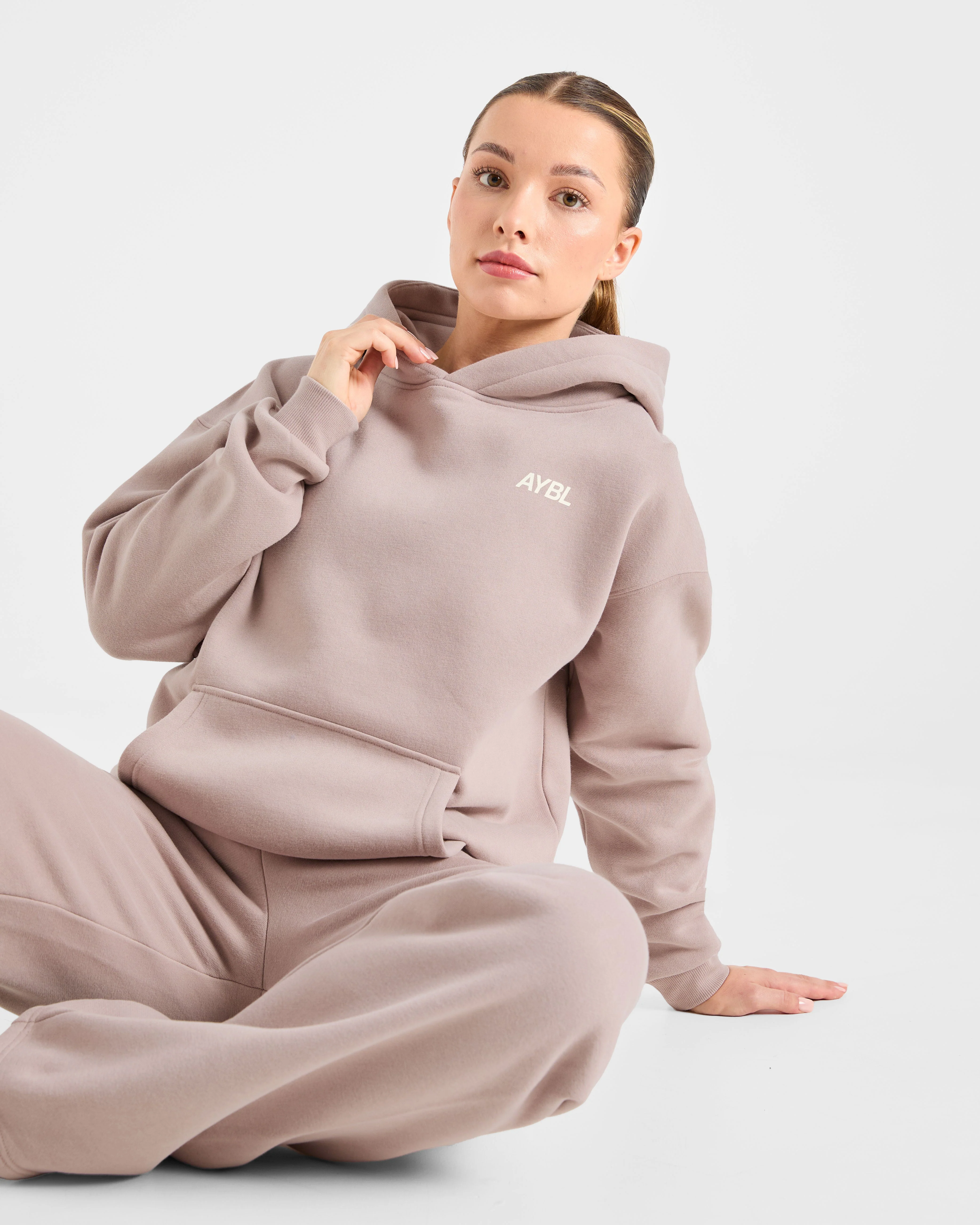 AYBL Sports Club Oversized Hoodie - Mink Pink - Image 7