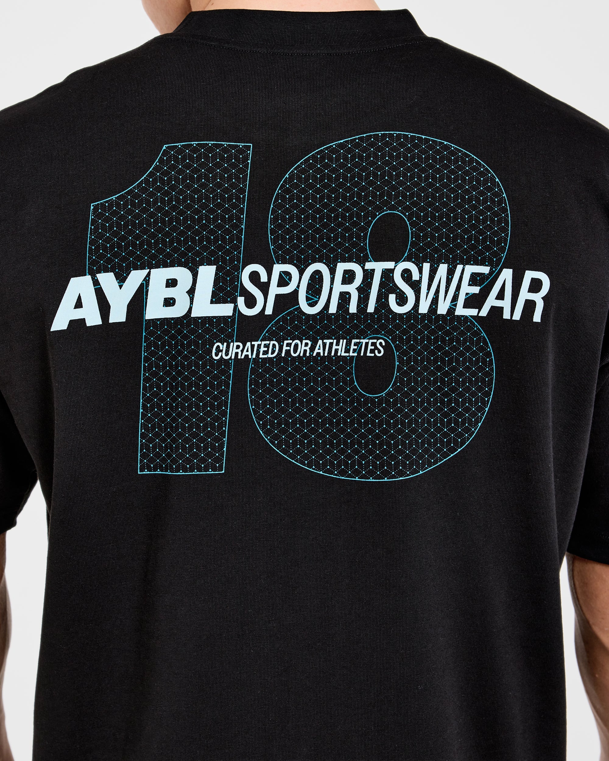AYBL Sportswear 18 Oversized T Shirt - Black - Image 5