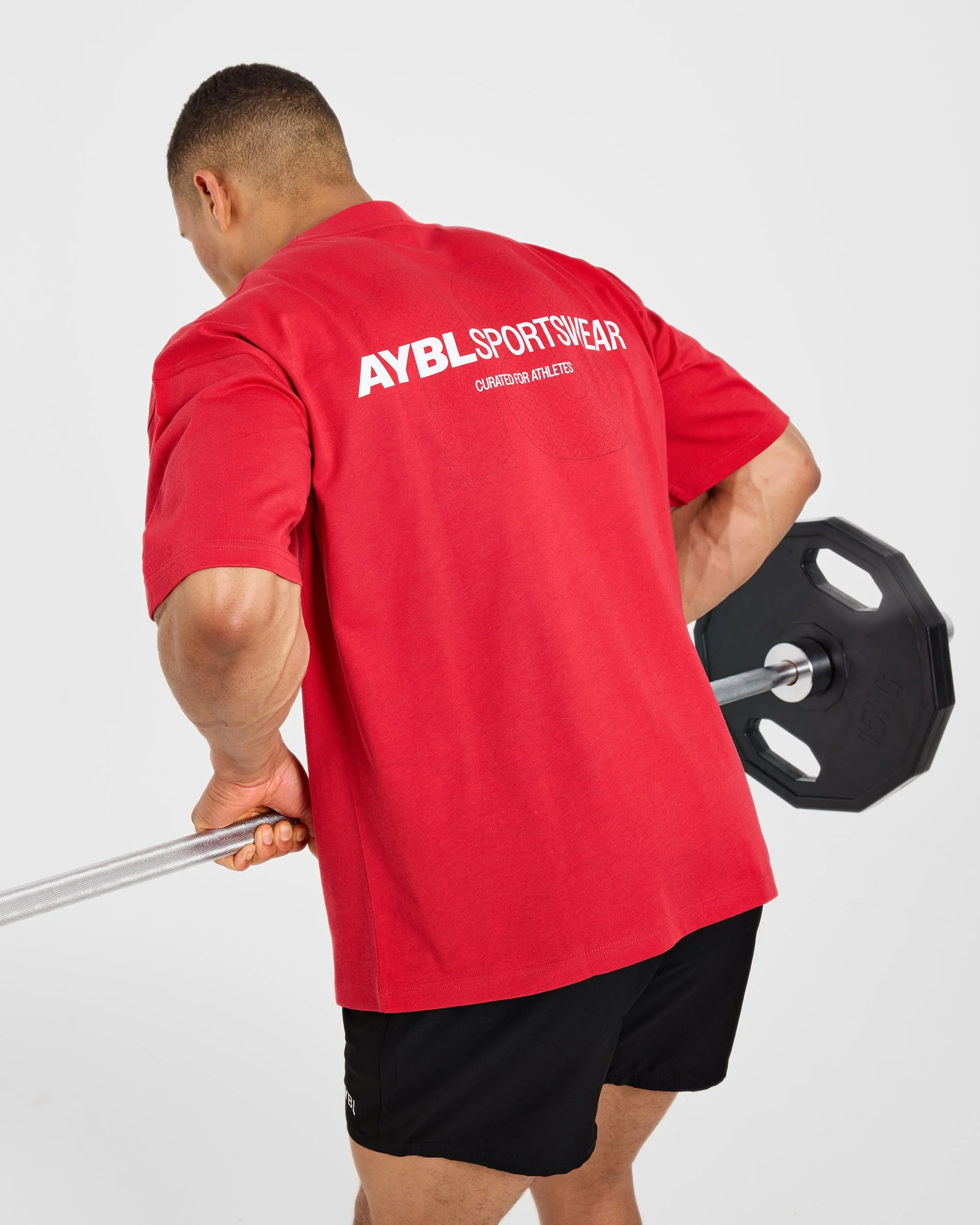 AYBL Sportswear 18 Oversized T Shirt - Red - Image 7