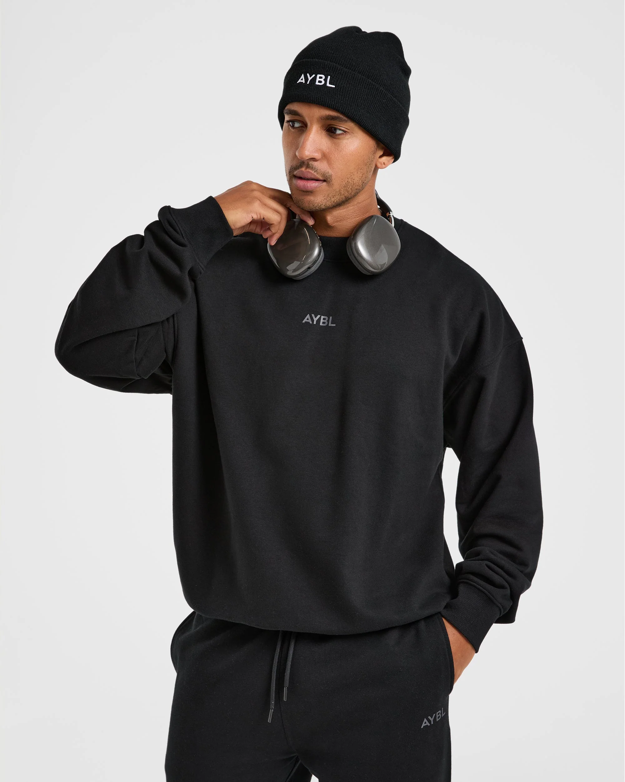 Craft Oversized Sweater - Black - Image 8