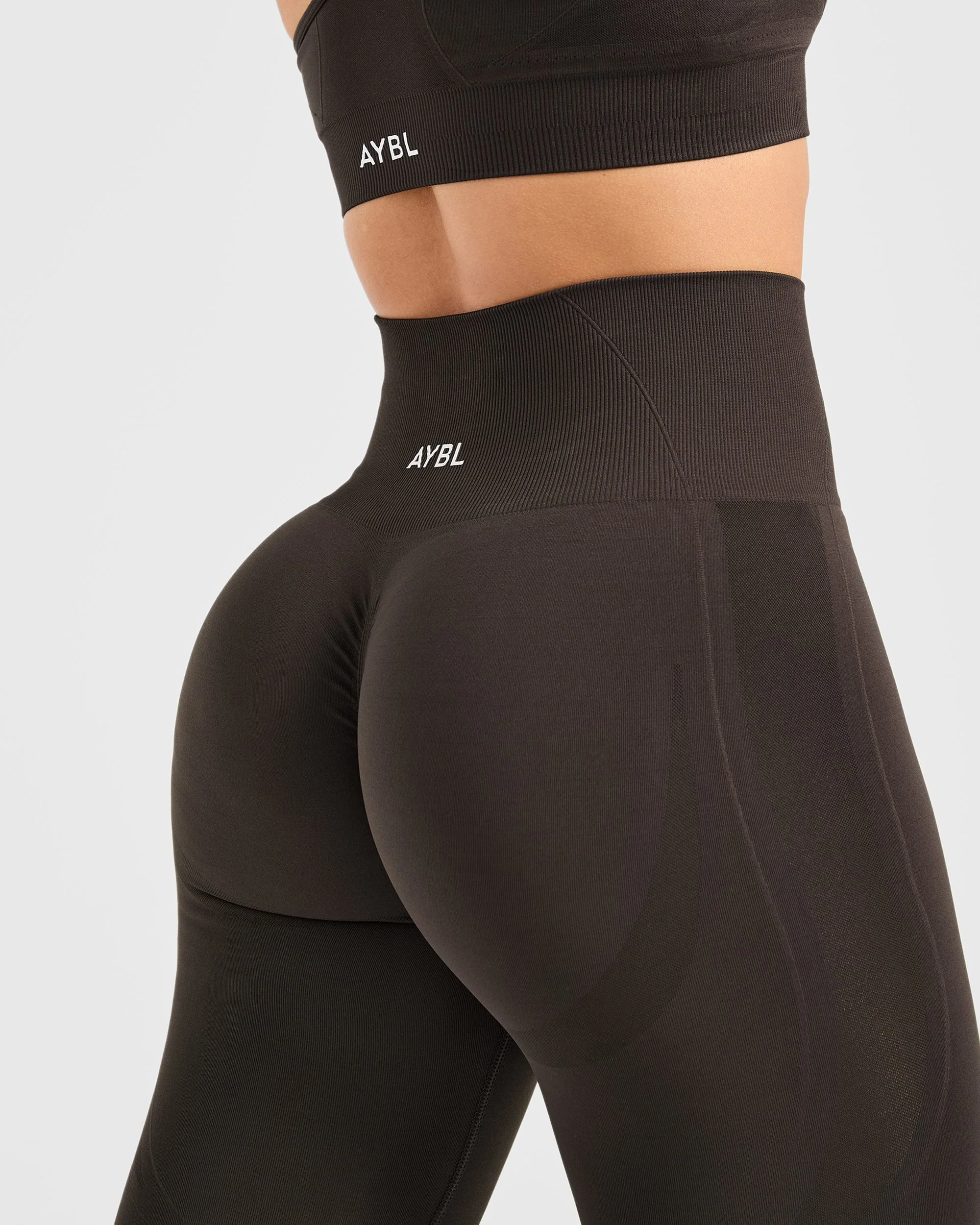 Empower Seamless Leggings - Cocoa Brown - Image 6