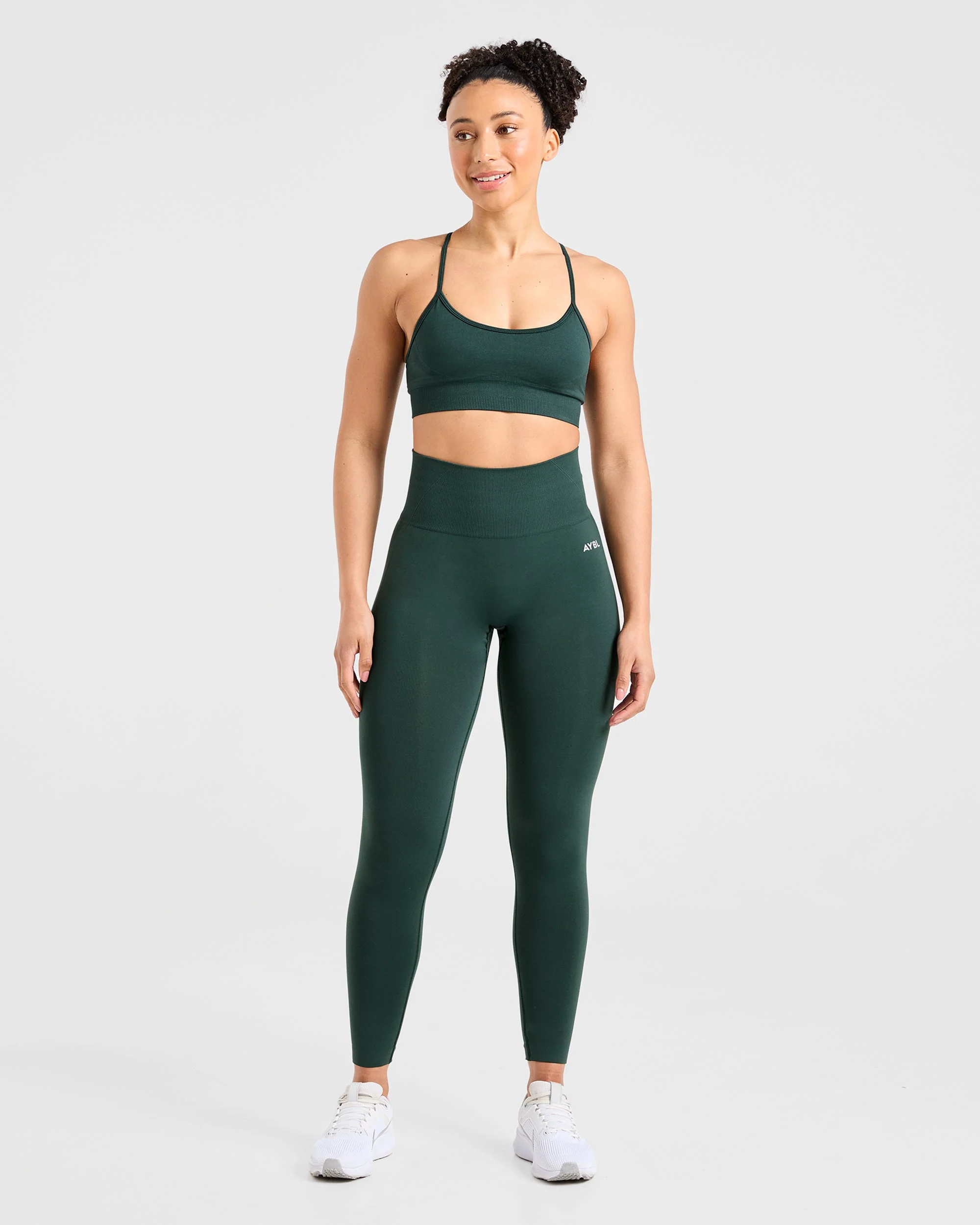 Empower Seamless Leggings - Dark Green - Image 4
