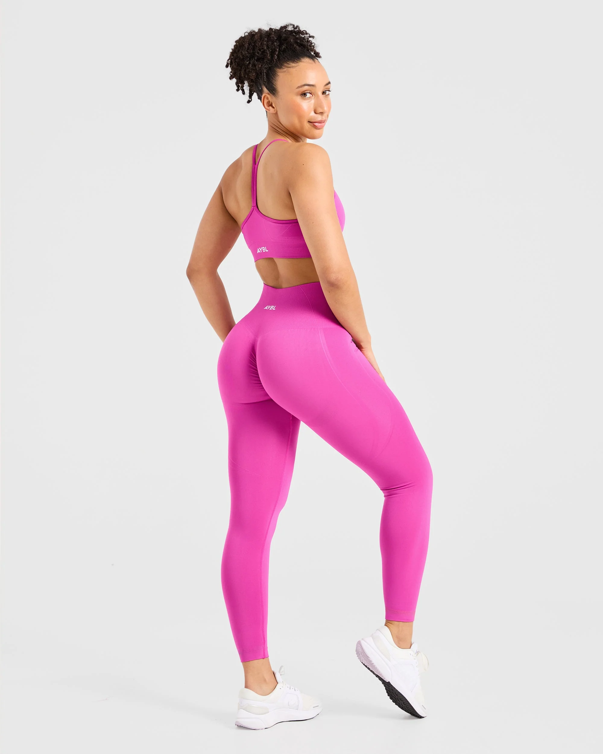 Empower Seamless Leggings - Magenta - Image 3