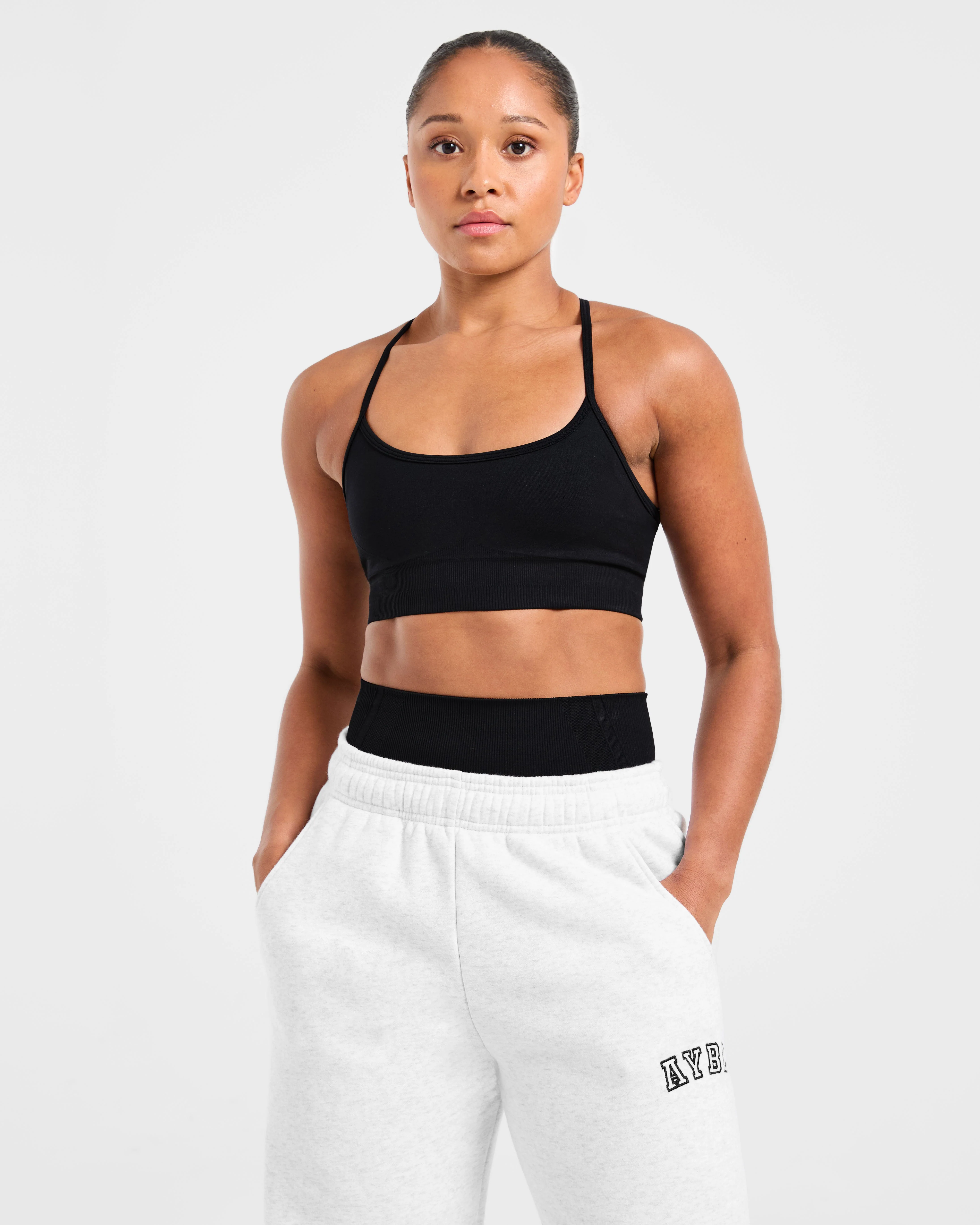 Empower Seamless Sports Bra - Black - Image 7