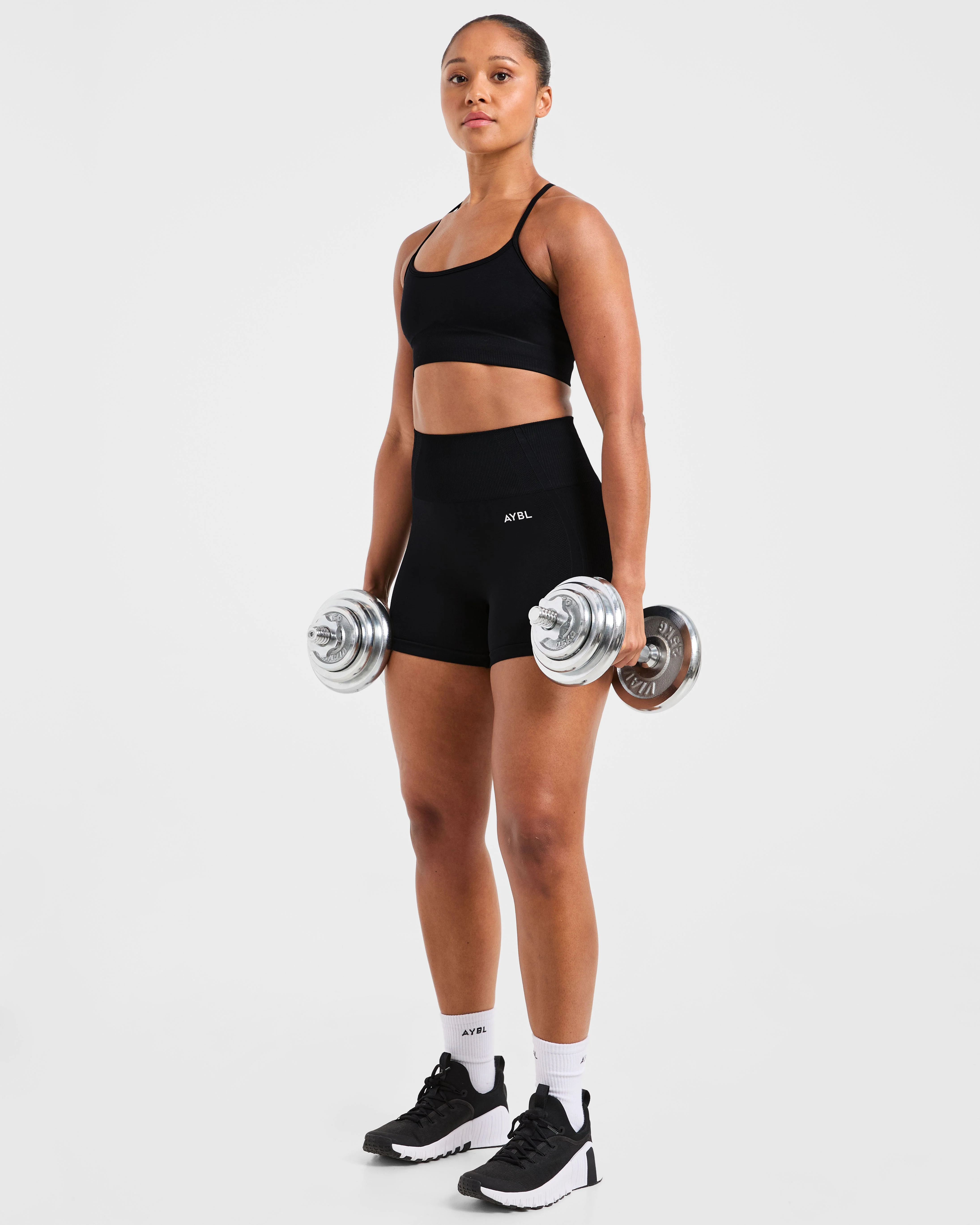 Empower Seamless Sports Bra - Black - Image 8