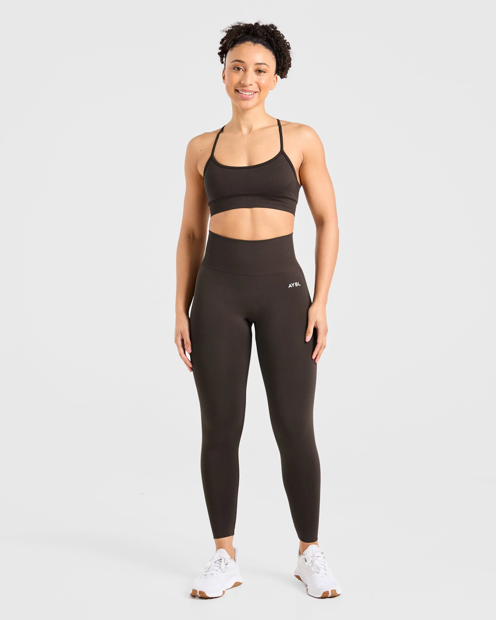 Empower Seamless Sports Bra - Cocoa Brown - Image 3