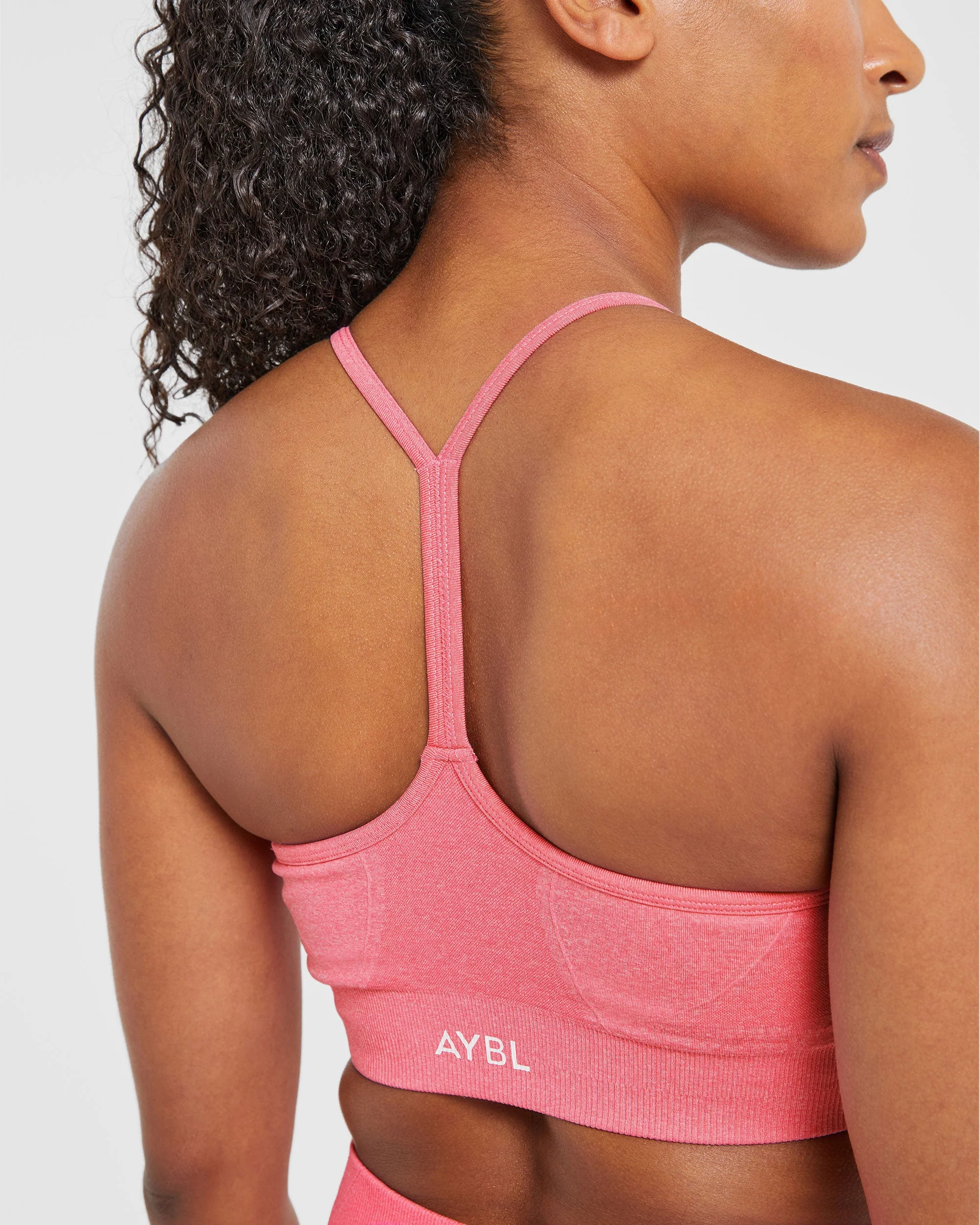 Empower Seamless Sports Bra - Pink Marl - Image 6