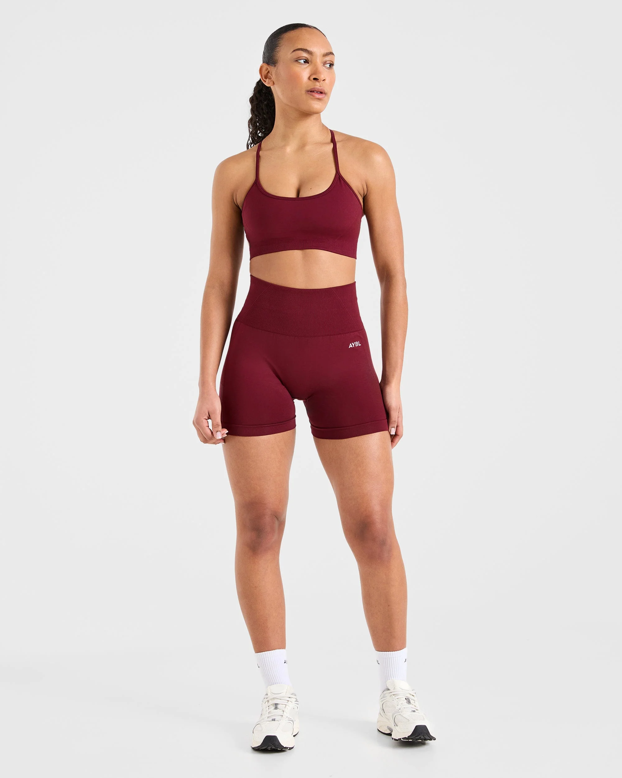 Empower Seamless Sports Bra - Red Wine - Image 3