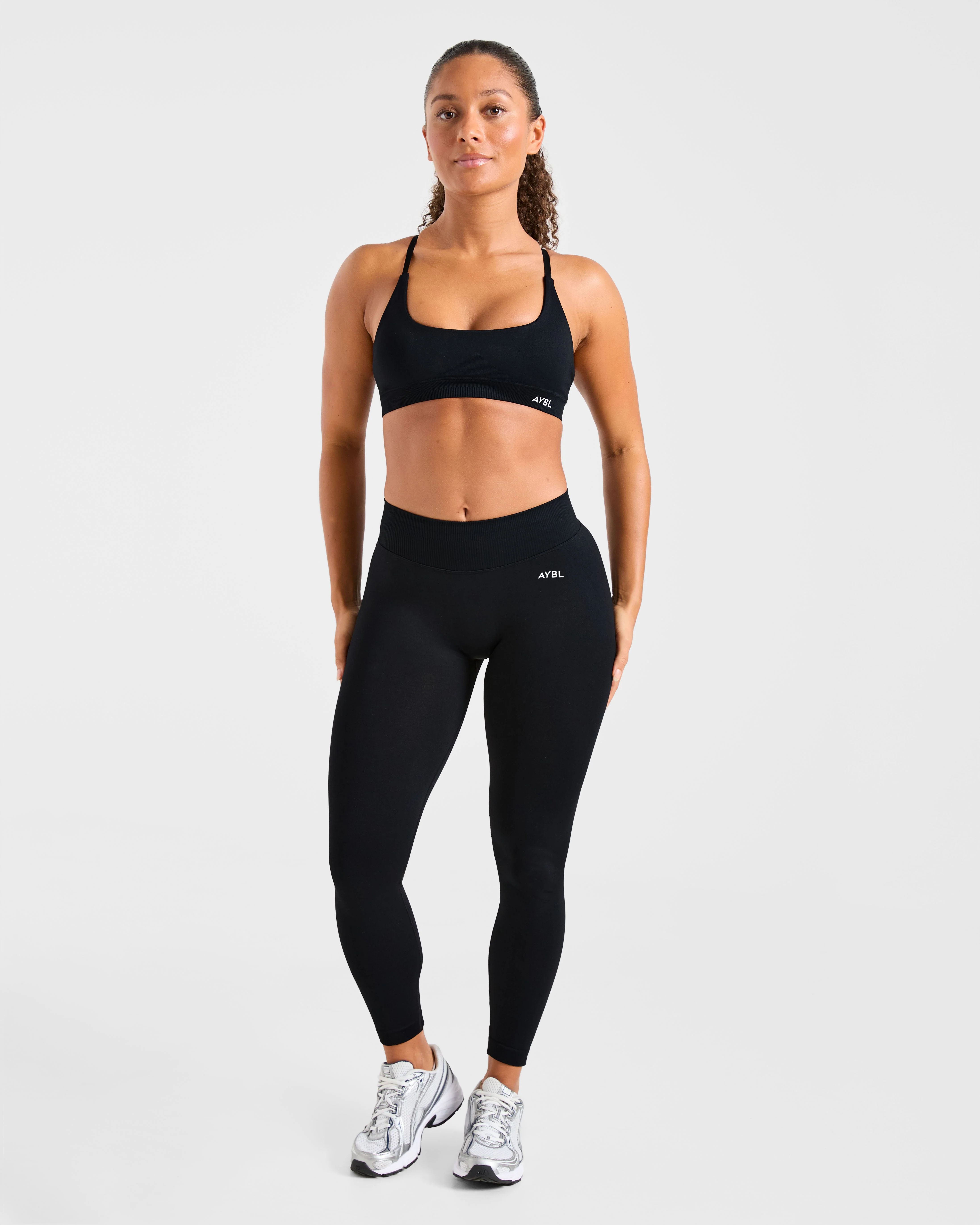 Enhance Seamless Leggings - Black - Image 3