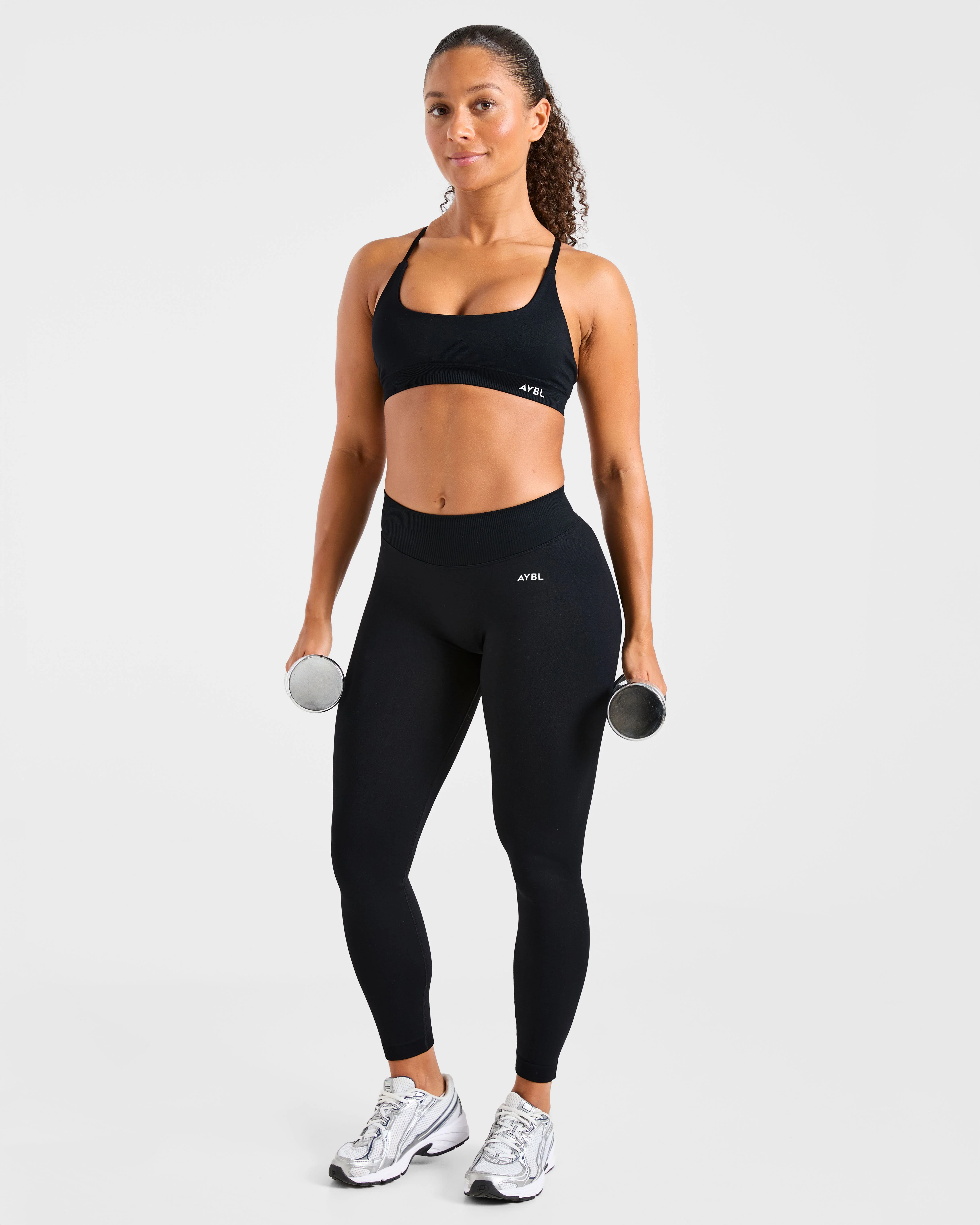 Enhance Seamless Leggings - Black - Image 8