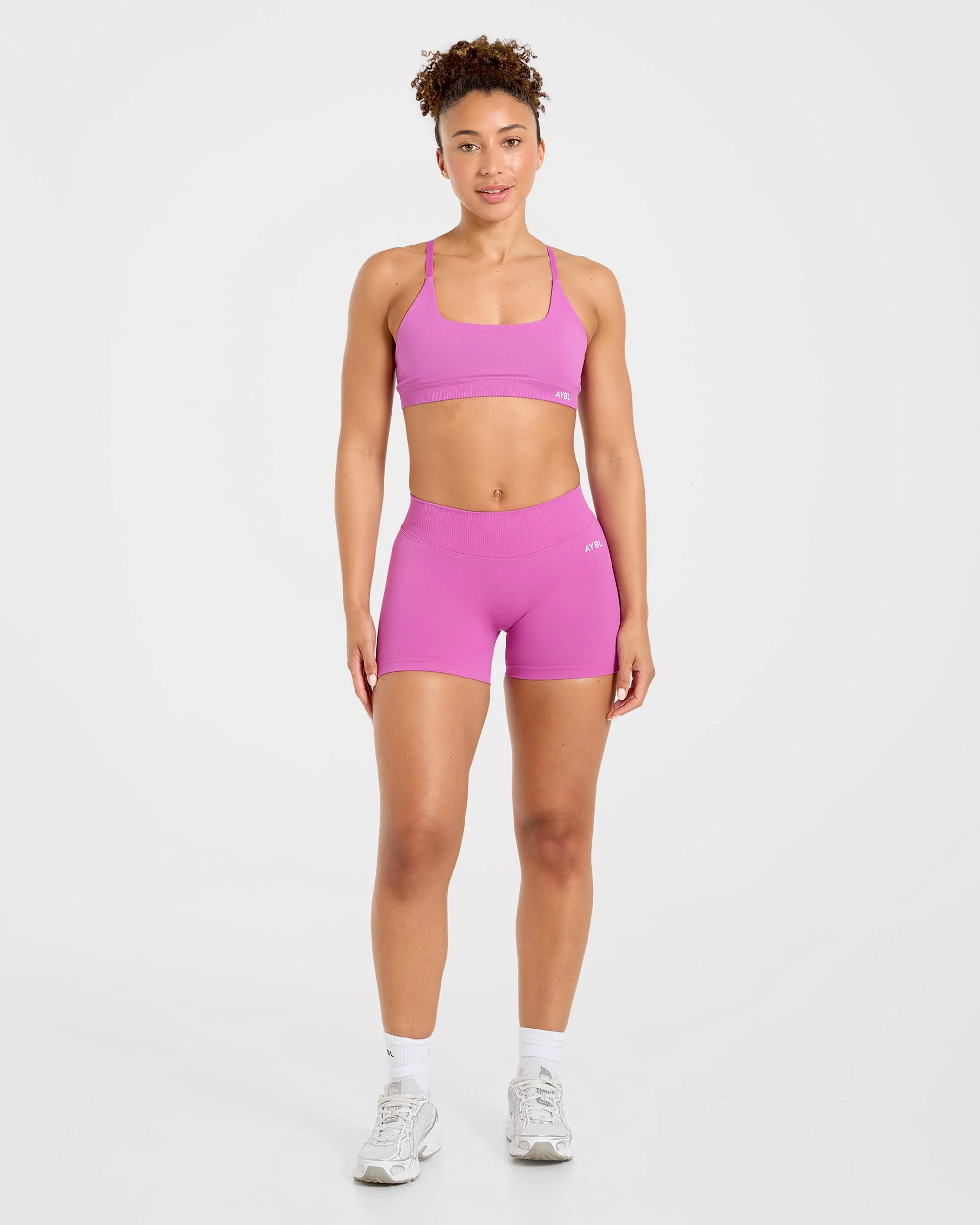 Enhance Seamless Sports Bra - Summer Violet - Image 3