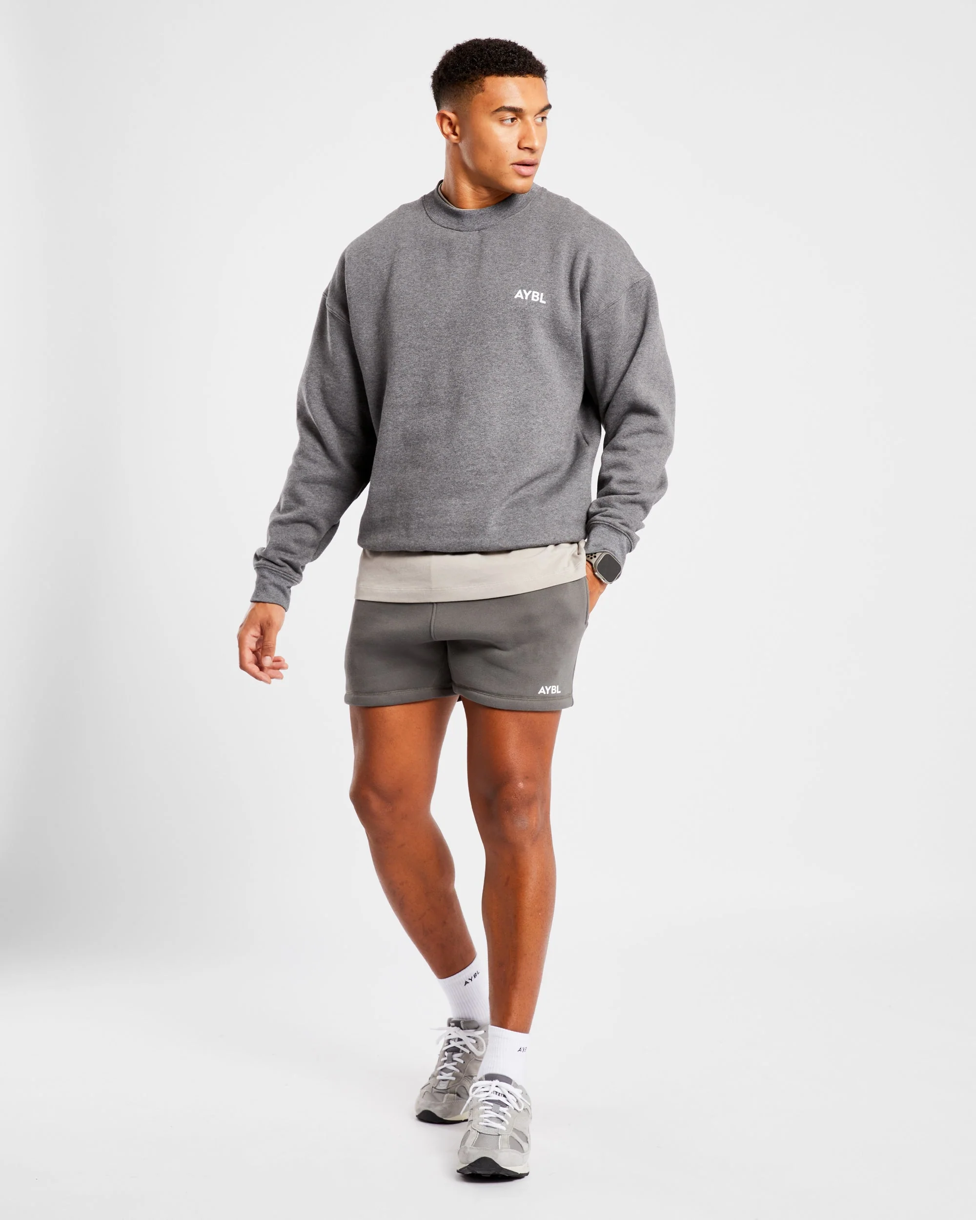 Essential 5" Shorts - Charcoal - Image 7