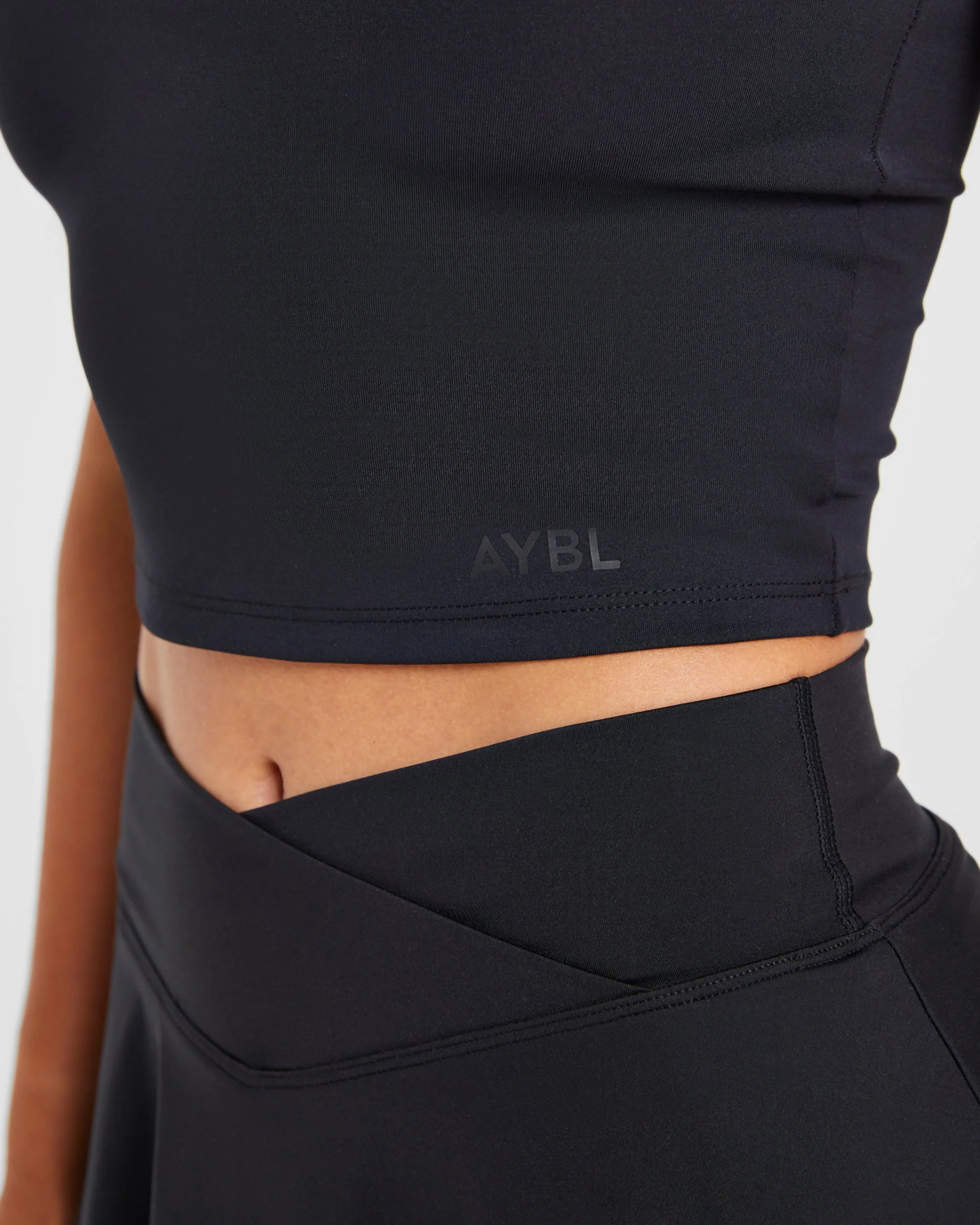 Essential Crop Vest - Black - Image 6
