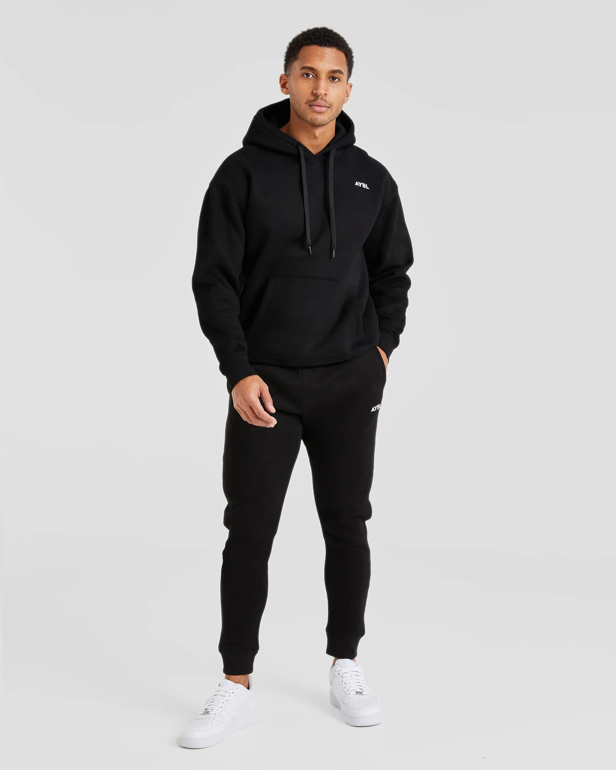 Essential Hoodie - Black - Image 3