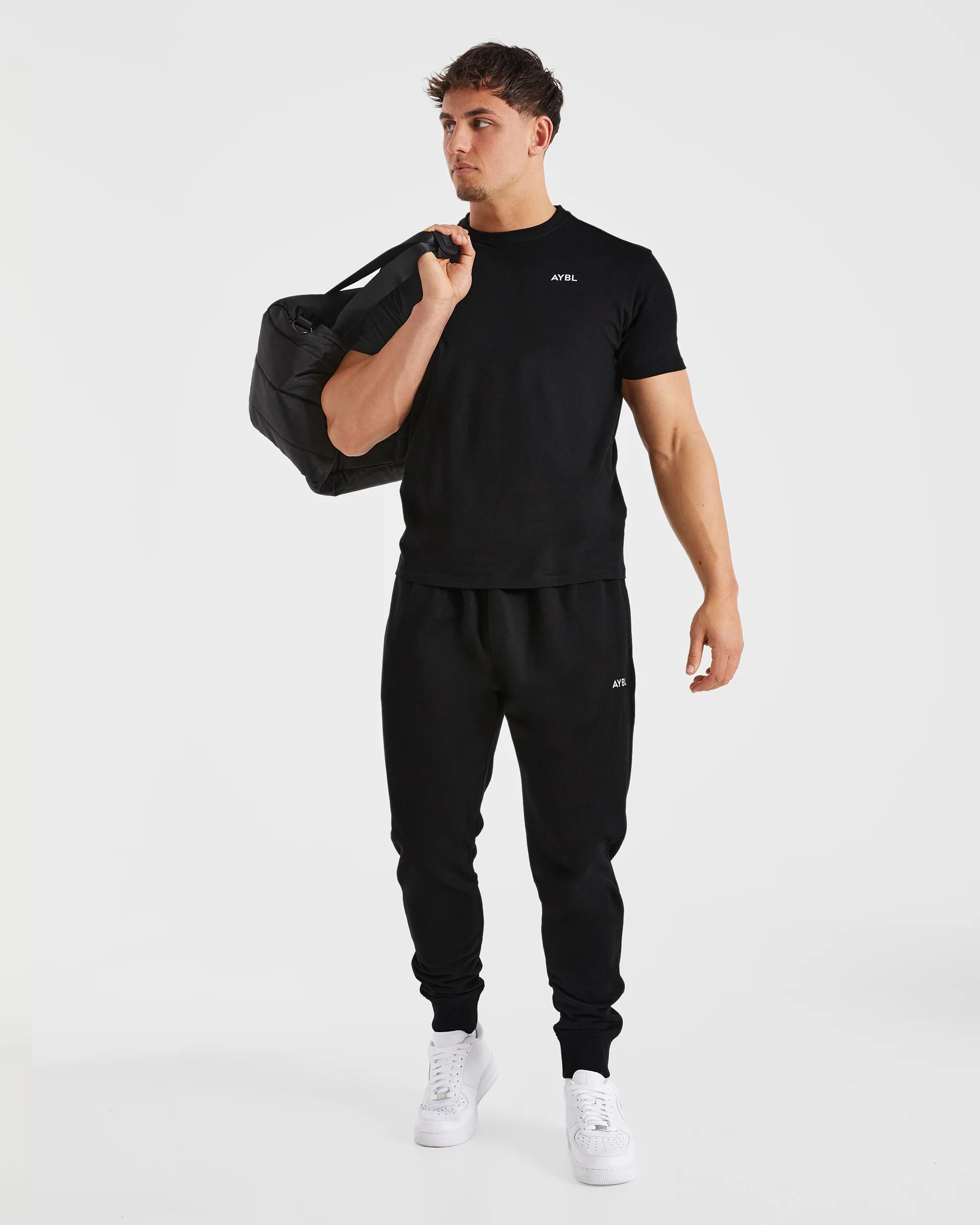 Essential Joggers - Black - Image 7