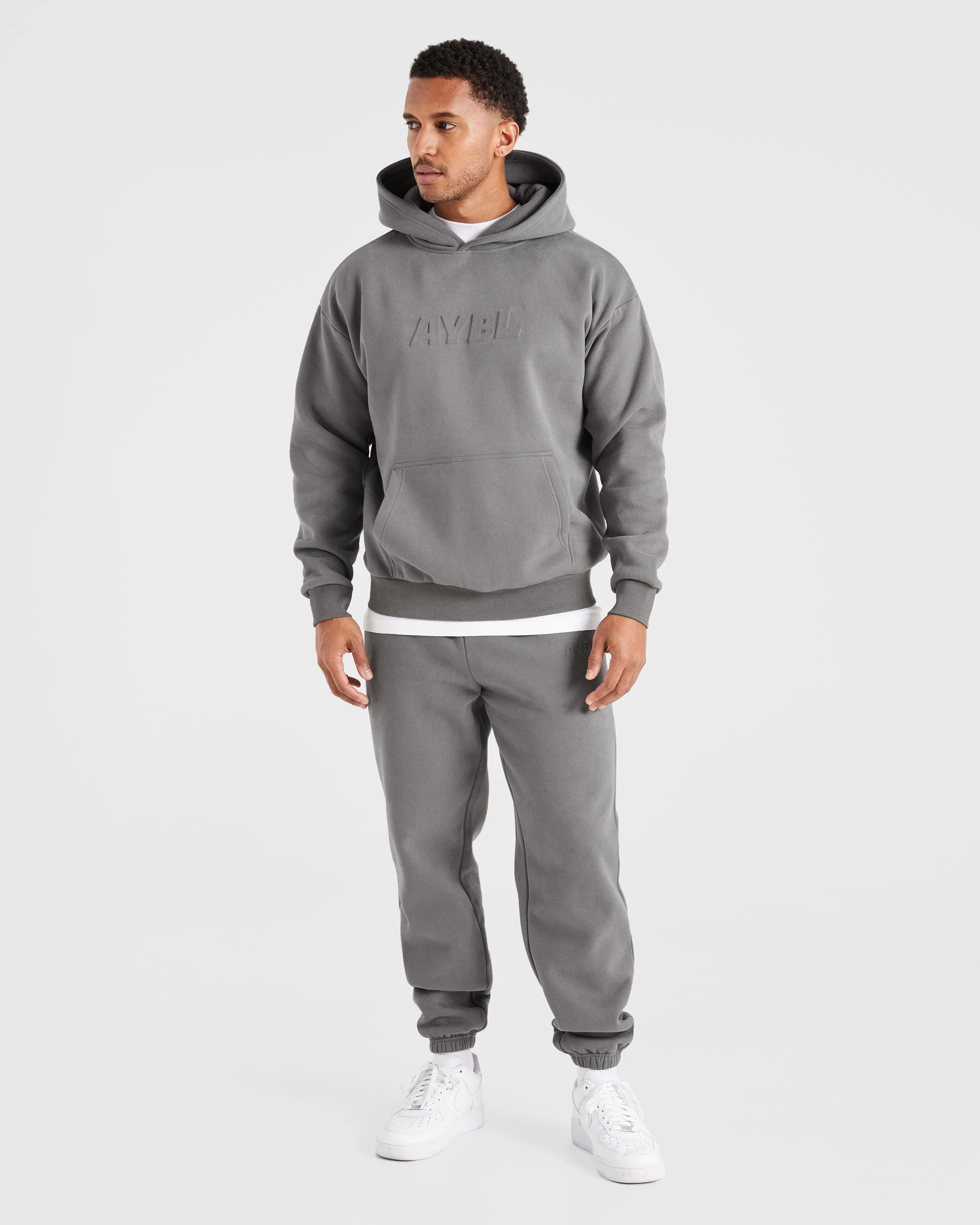Etched Hoodie - Steel Grey - Image 3
