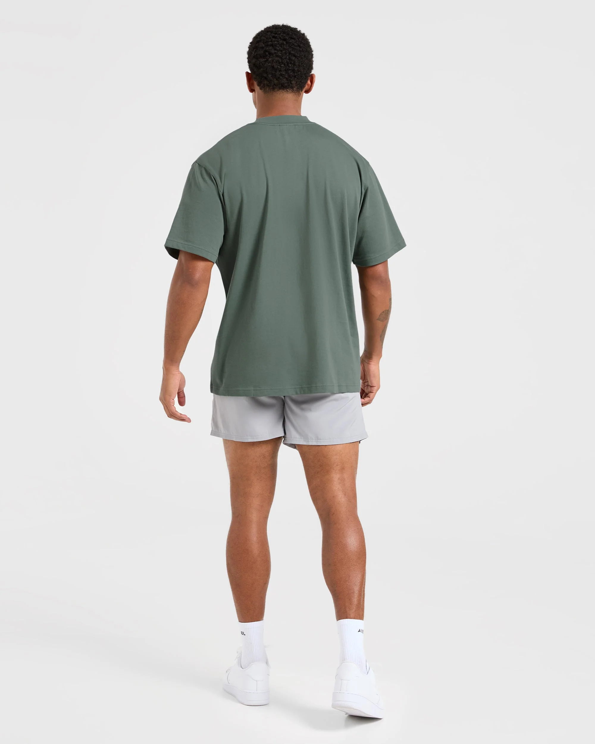 Lift Club Oversized T Shirt - Vintage Sage - Image 4