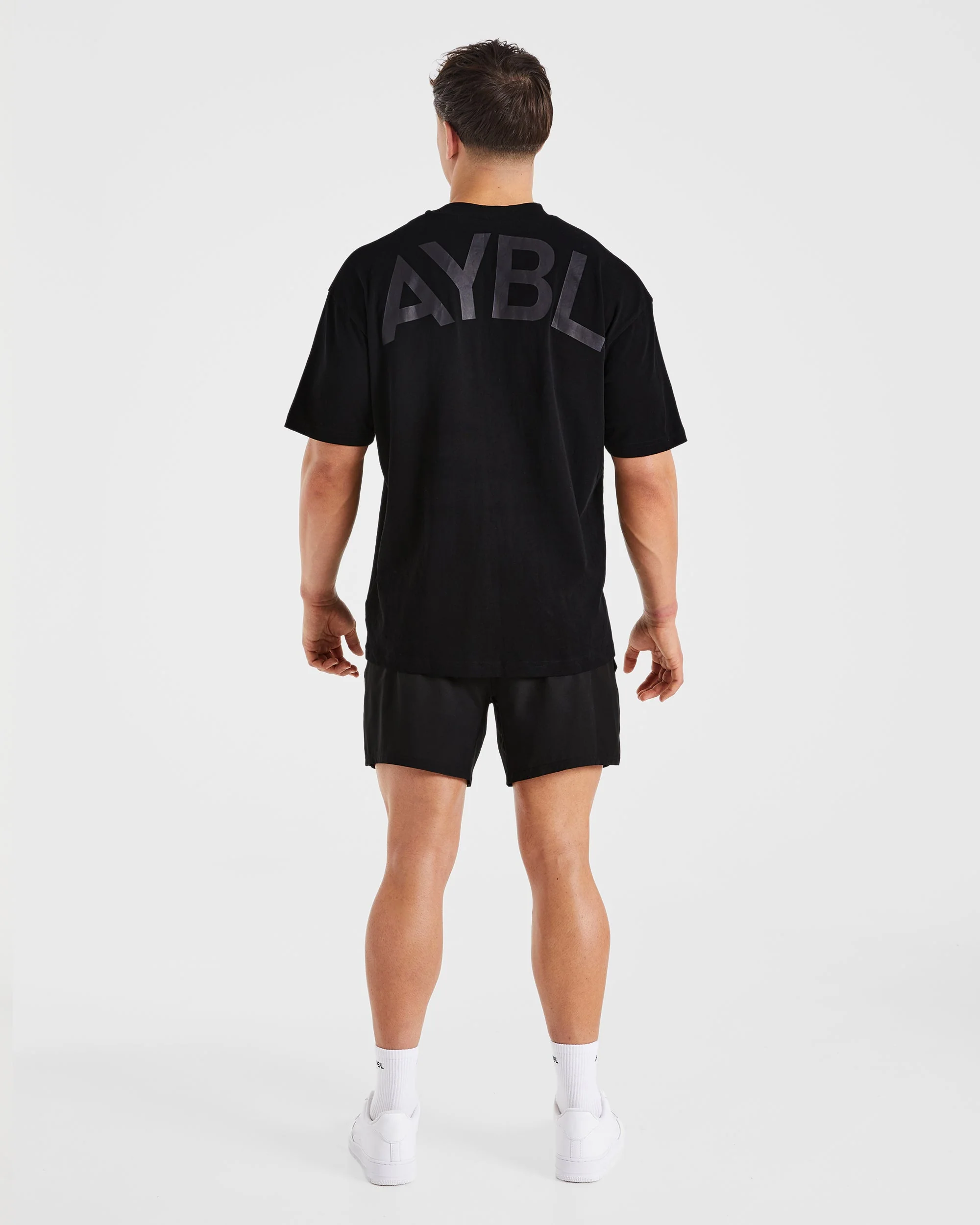 Essential Oversized T Shirt - Black - Image 4