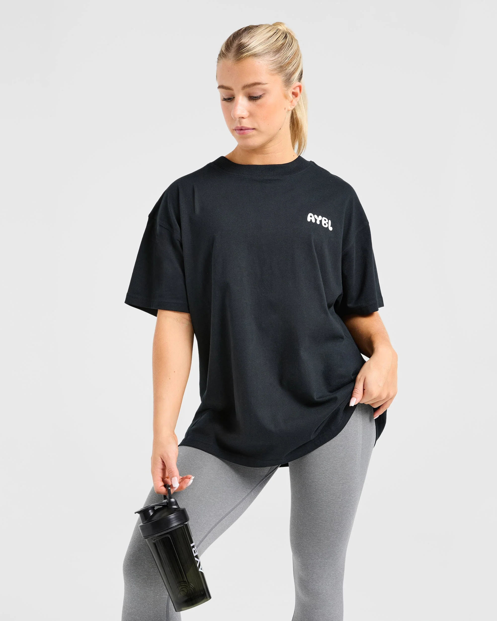 Mind Over Matter V2 Oversized T Shirt - Black - Image 8
