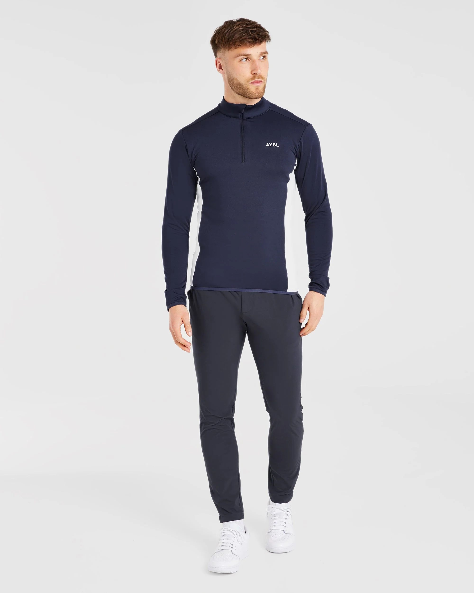 Performance 1/4 Zip Pullover - Navy - Image 3