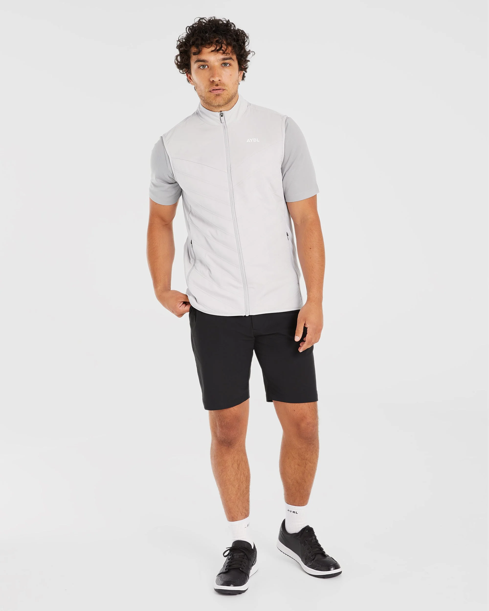 Performance Hybrid Gilet - Ice Grey - Image 3