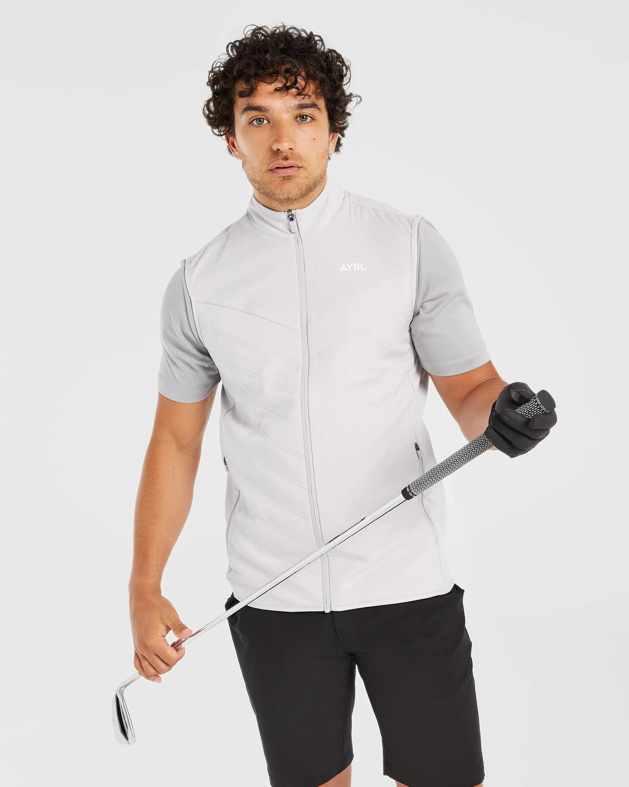 Performance Hybrid Gilet - Ice Grey - Image 7