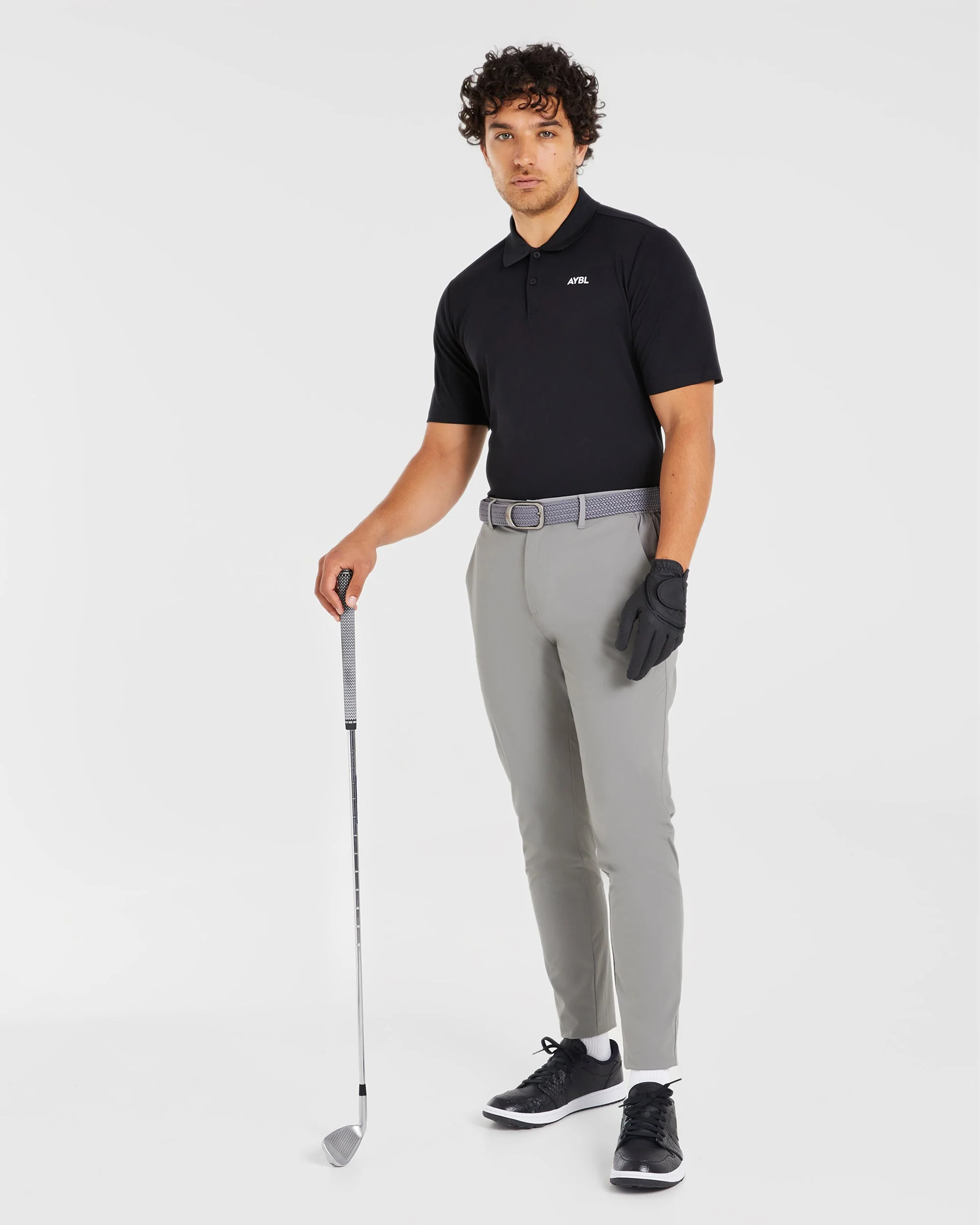 Performance Polo Shirt - Black - Image 8