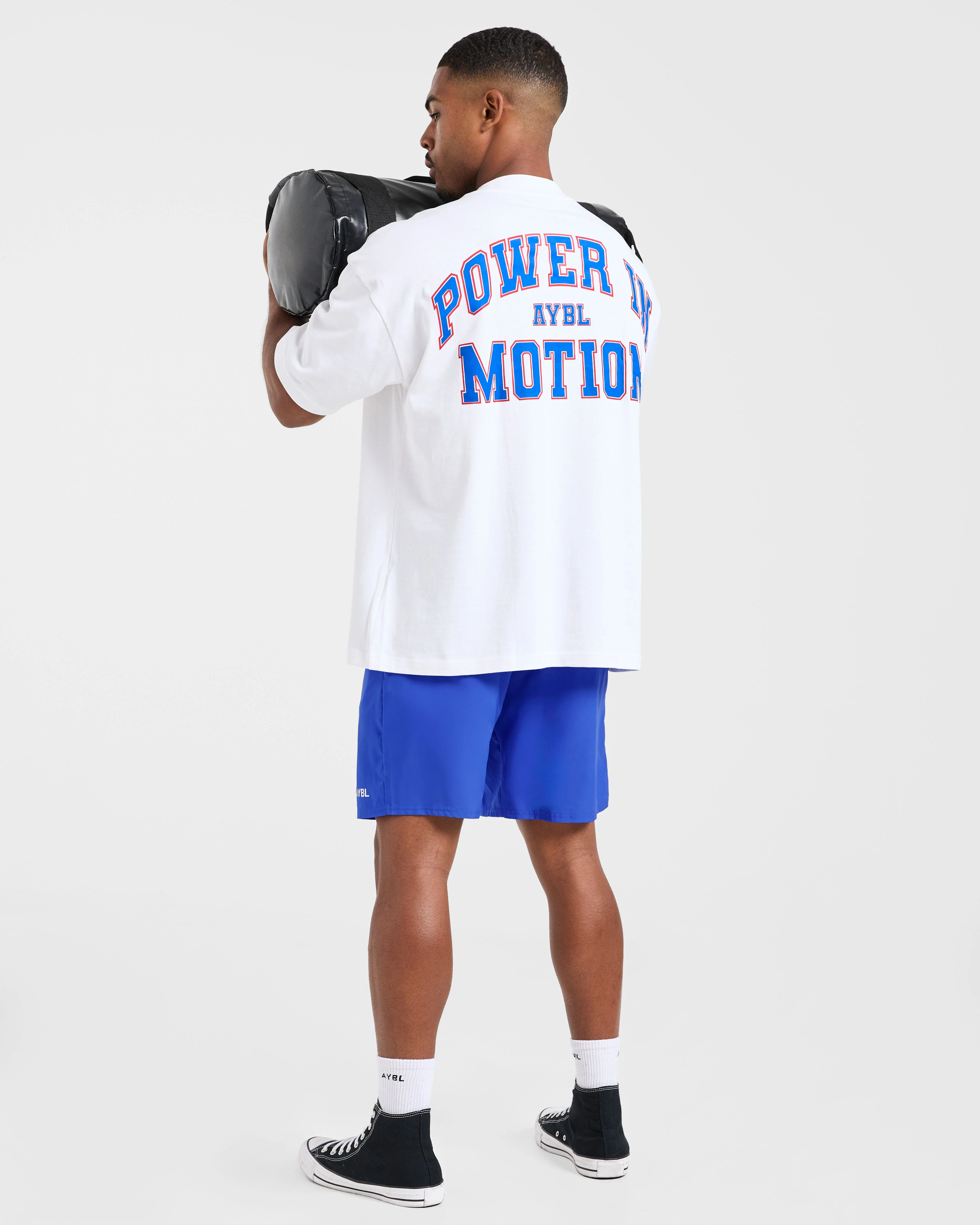 Power In Motion Oversized T Shirt - White - Image 7