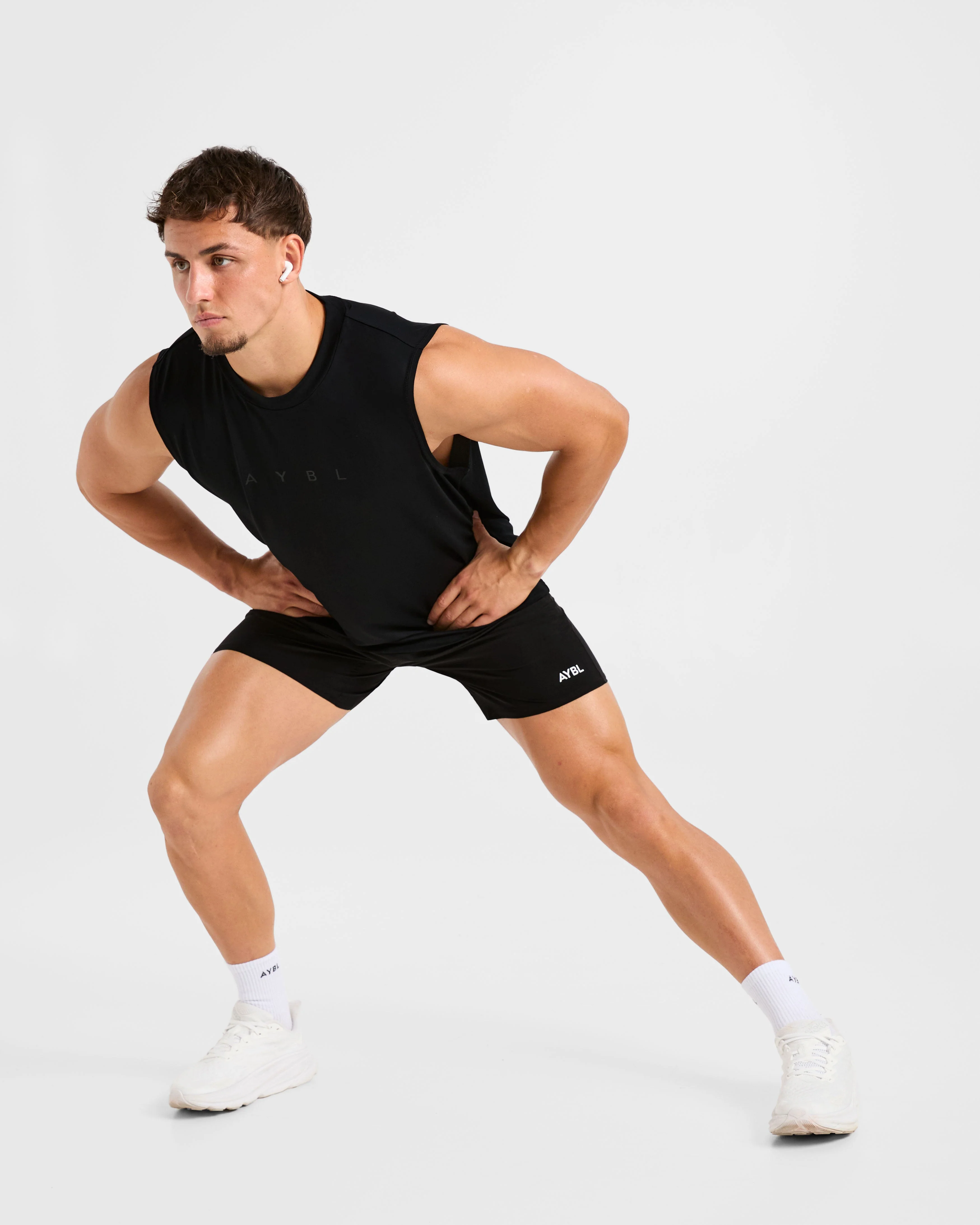 Reinforce Training Tank - Black - Image 7