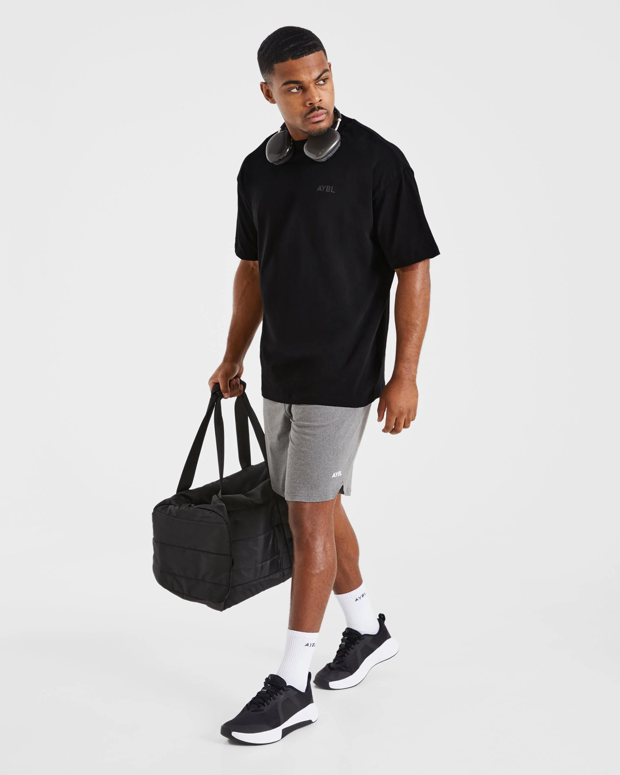 Reset Shorts - Grey Marl - Image 7