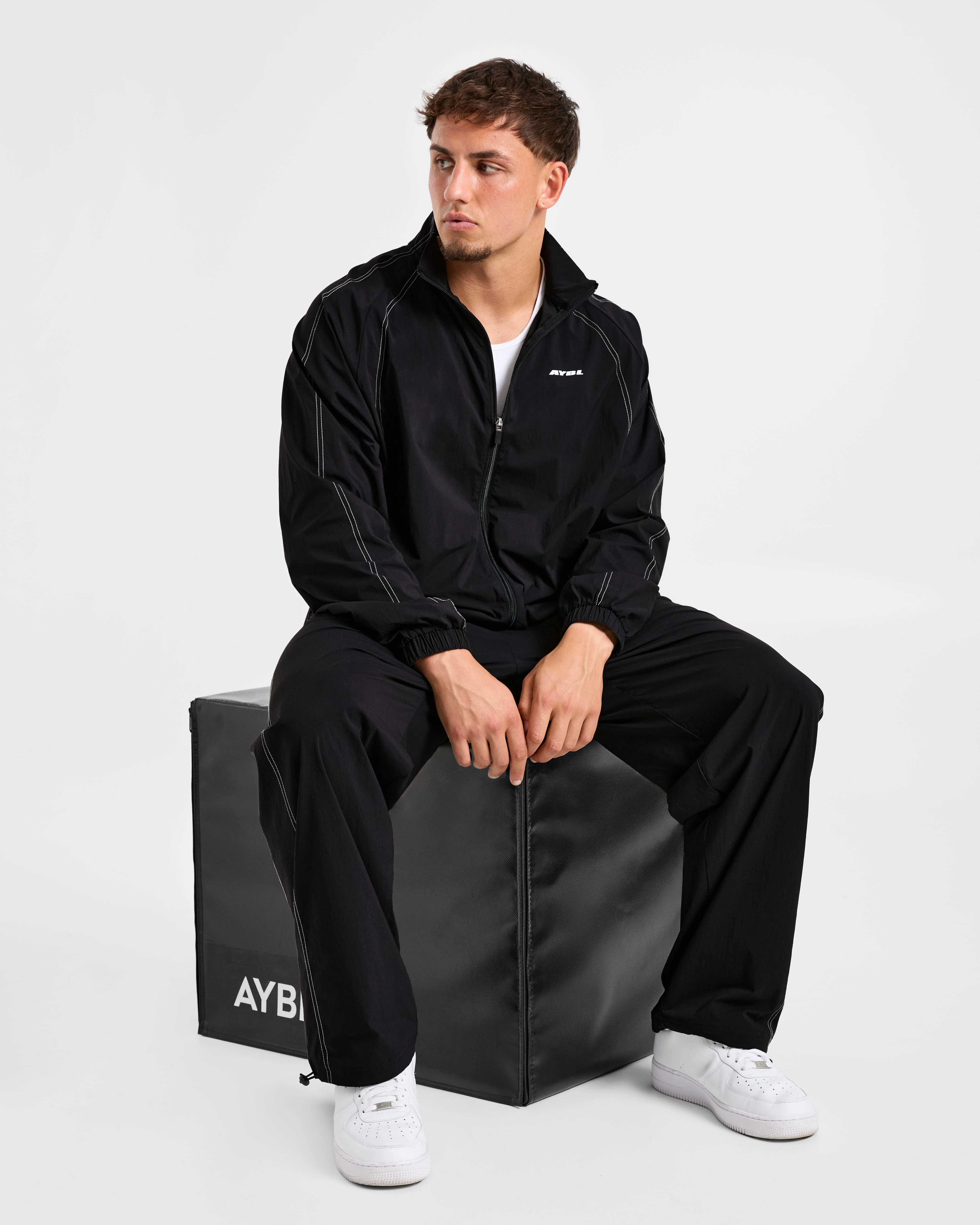 Restore Track Jacket - Black - Image 7