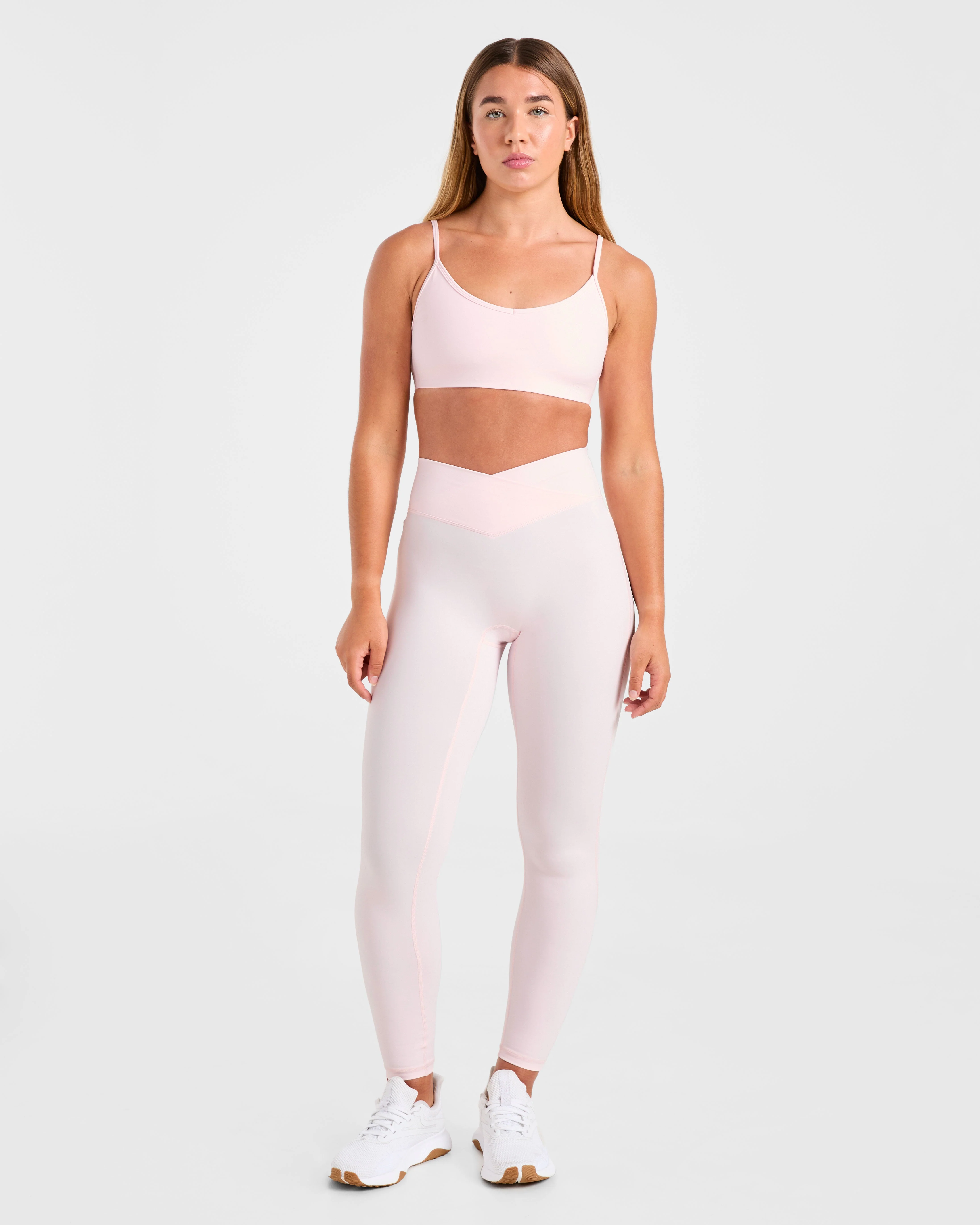 Sculpt Wrap Leggings - Iced Pink - Image 3