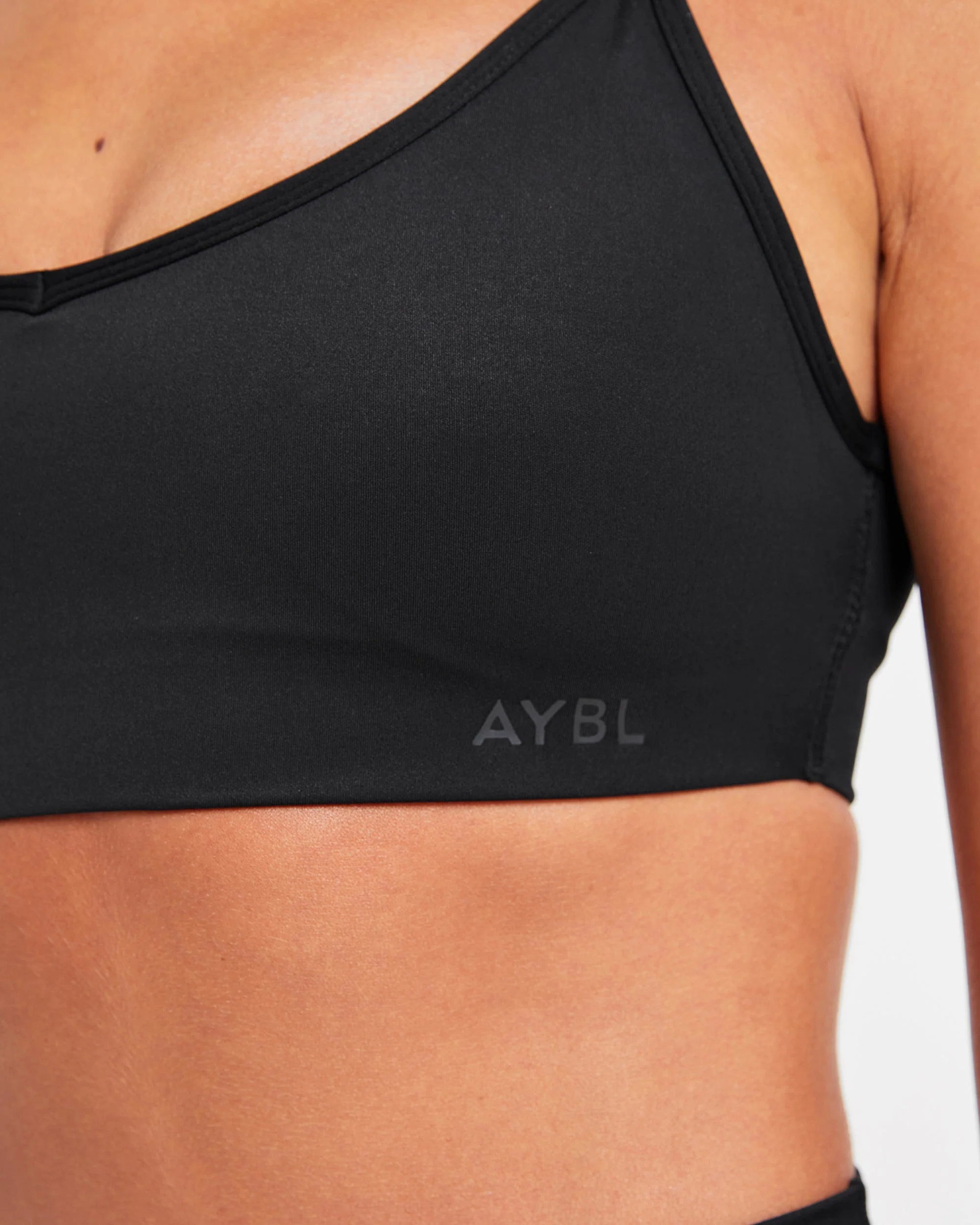 Sculpt Wrap Sports Bra - Black - Image 5