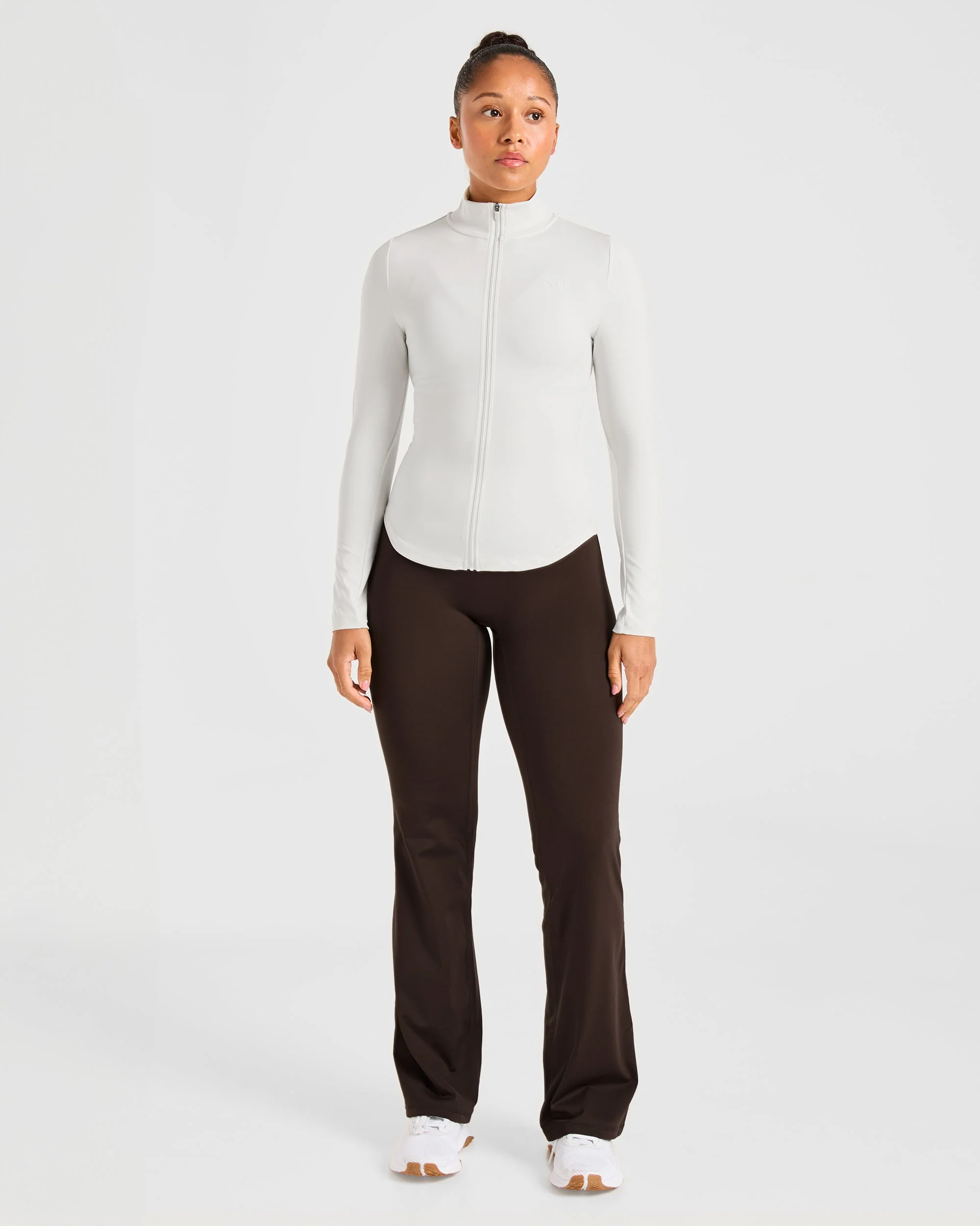 Sculpt Zip Jacket - Marshmallow - Image 3