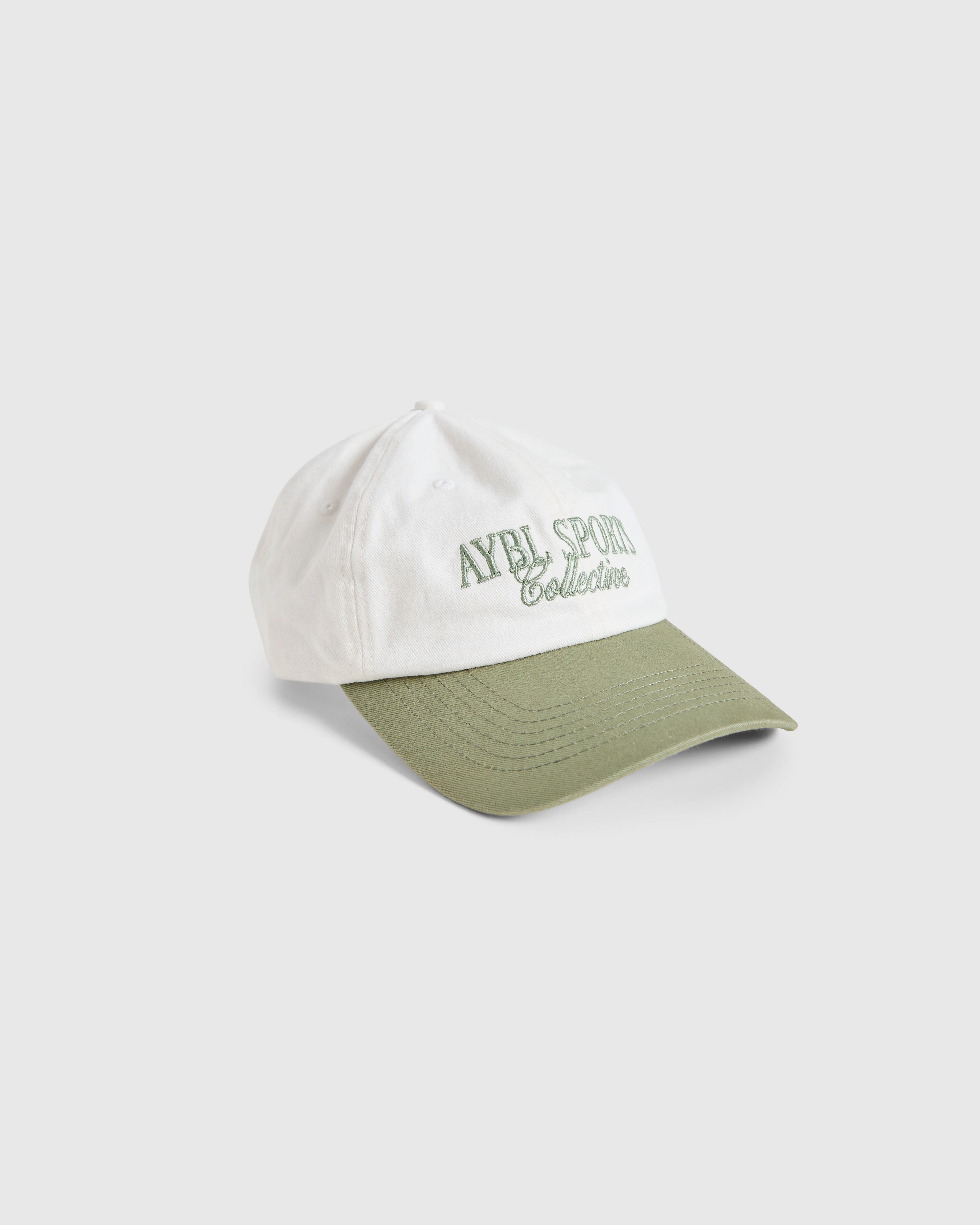 Sports Collective Cap - Off White/Green - Image 3