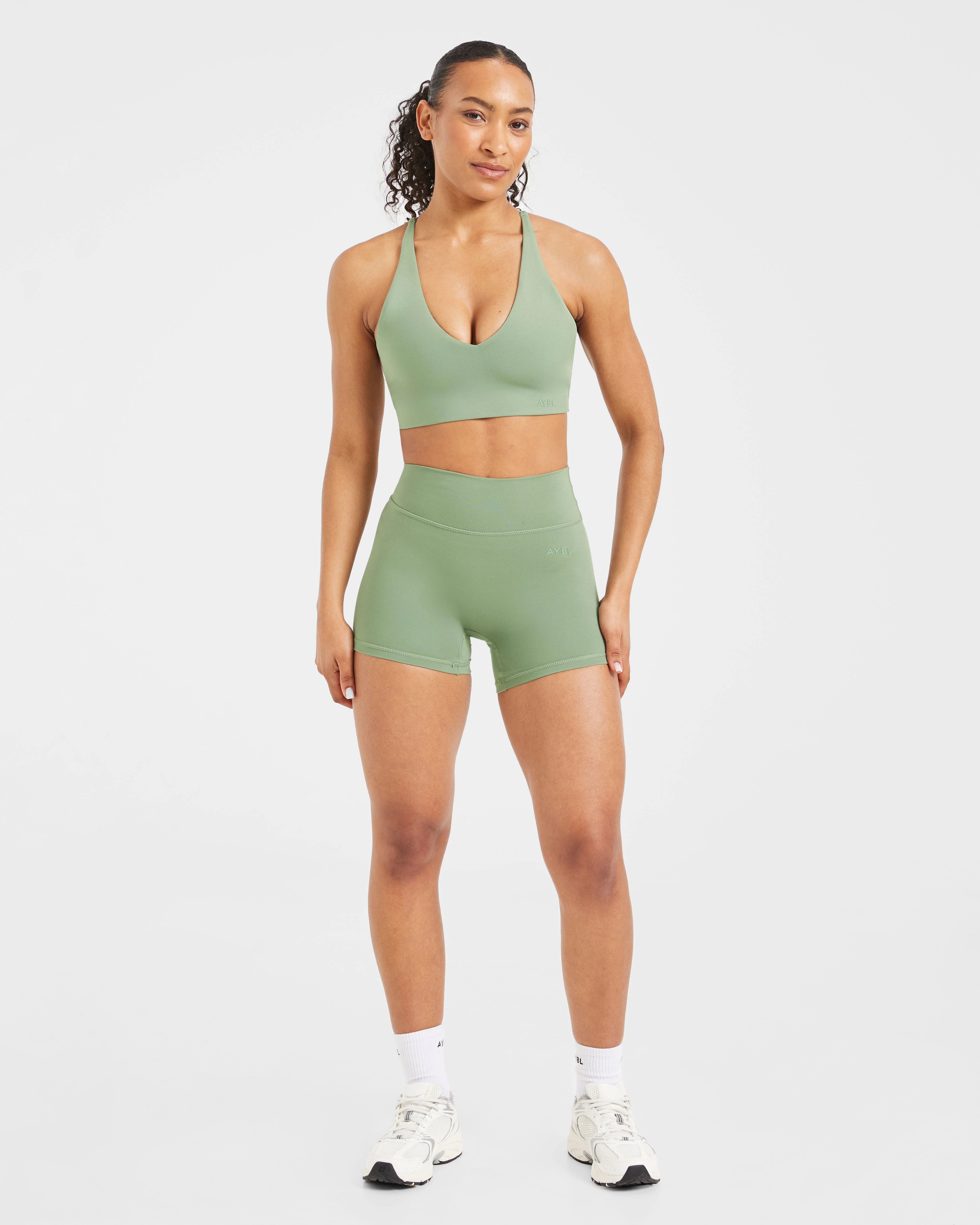 Staple Shorts - Olive Green - Image 3