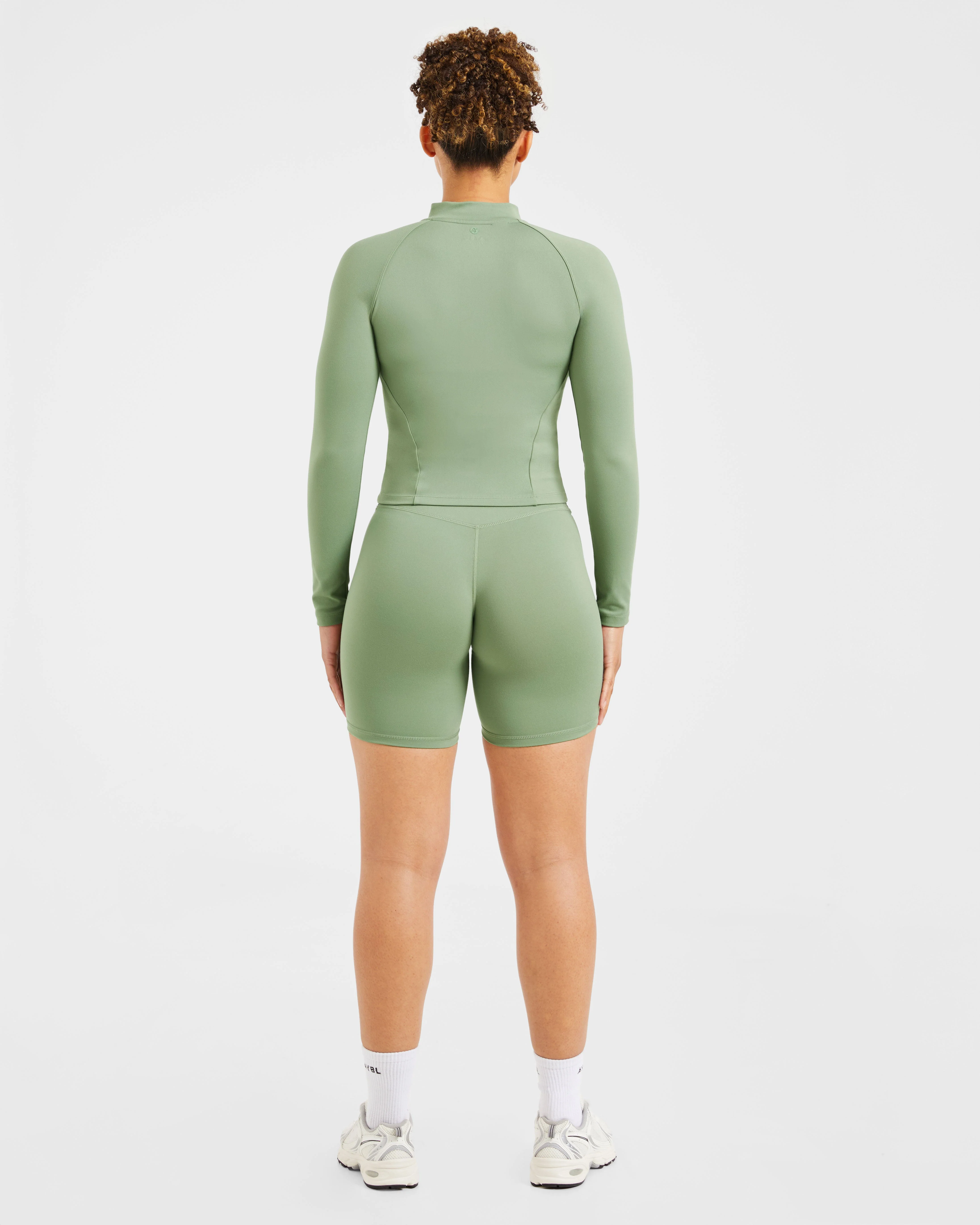 Staple Zip Jacket - Olive Green - Image 4
