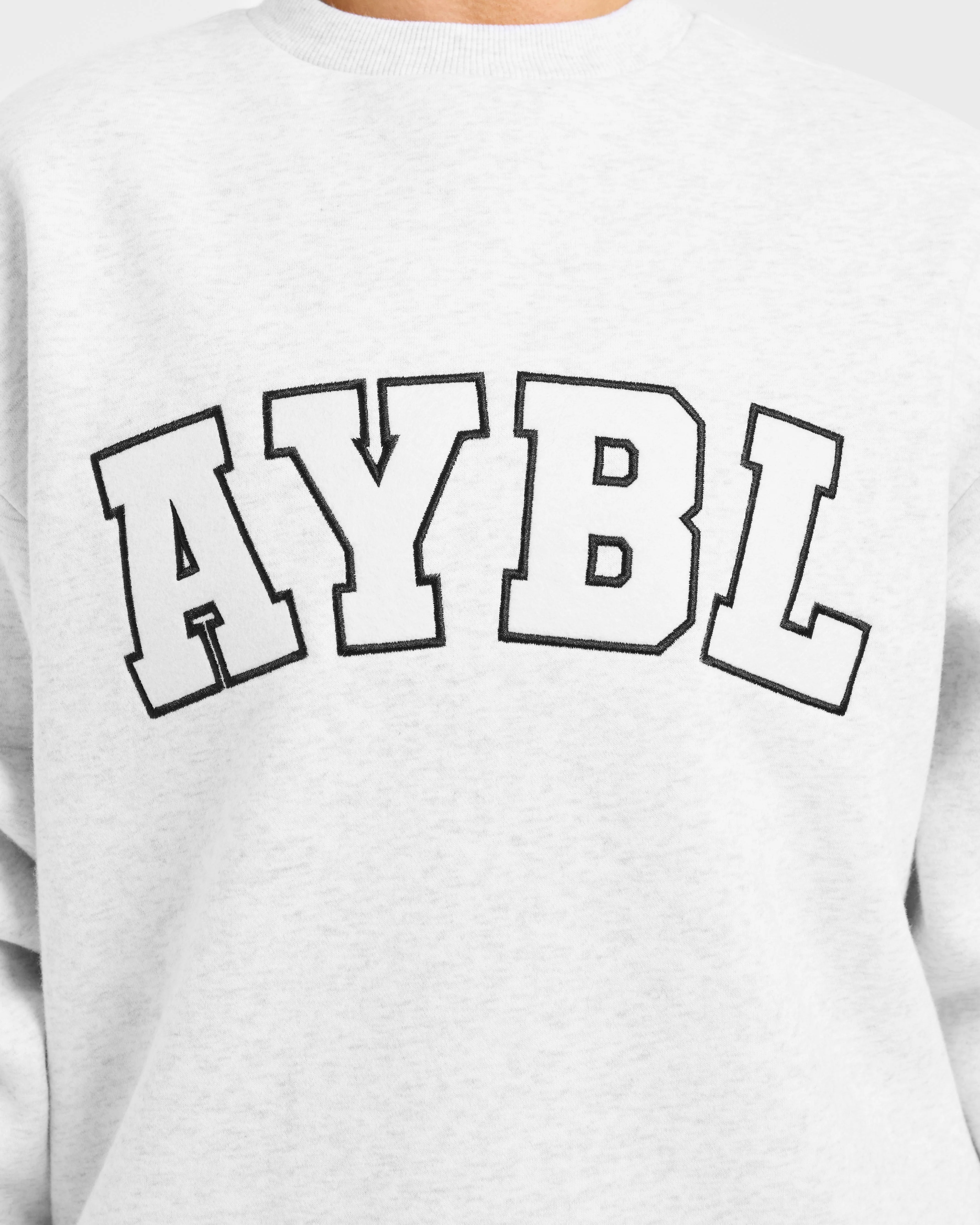 Varsity 2.0 Oversized Sweatshirt - Heather Grey - Image 5