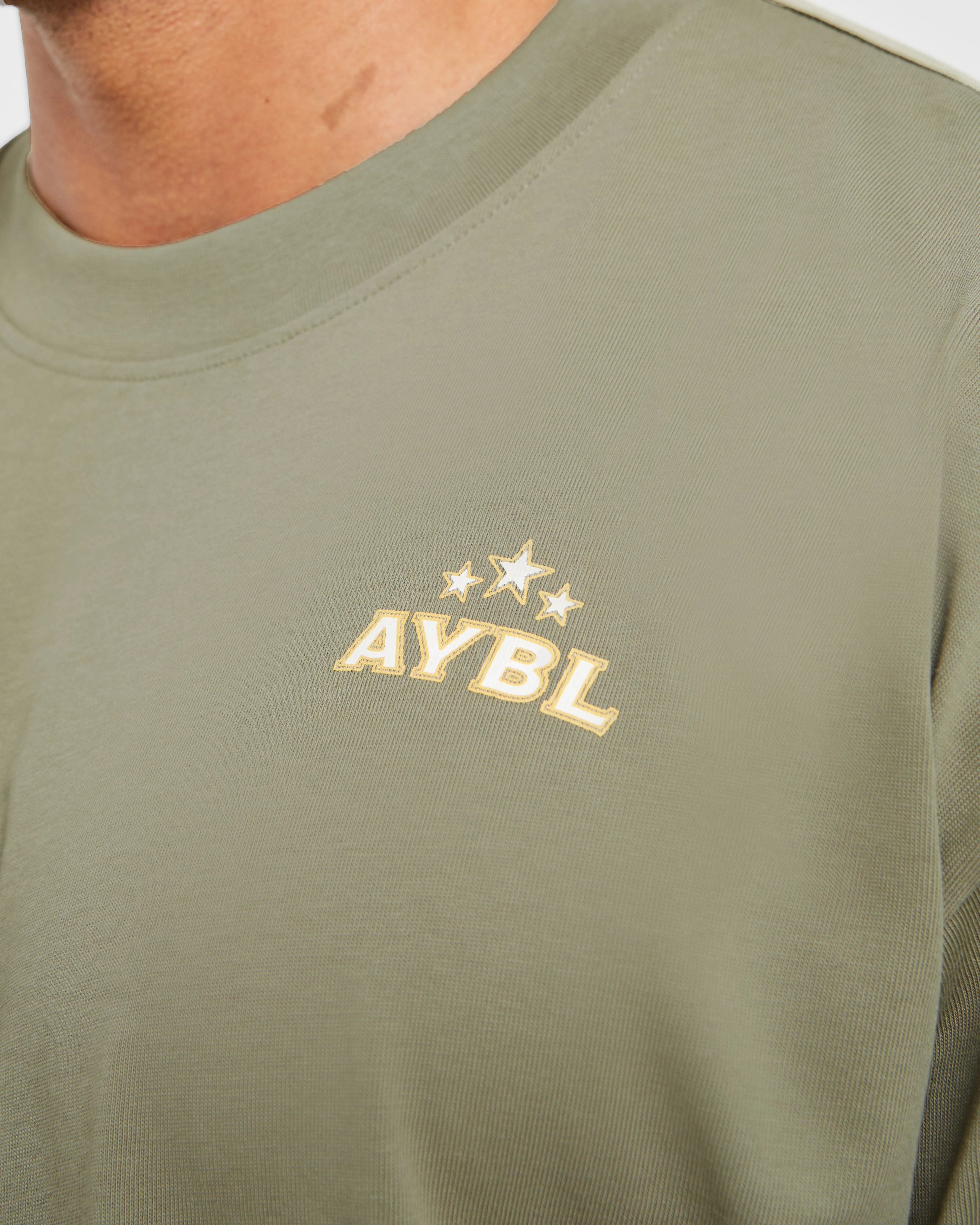 Wesley Vissers X Body Building Essentials Oversized T Shirt - Desert Green - Image 6