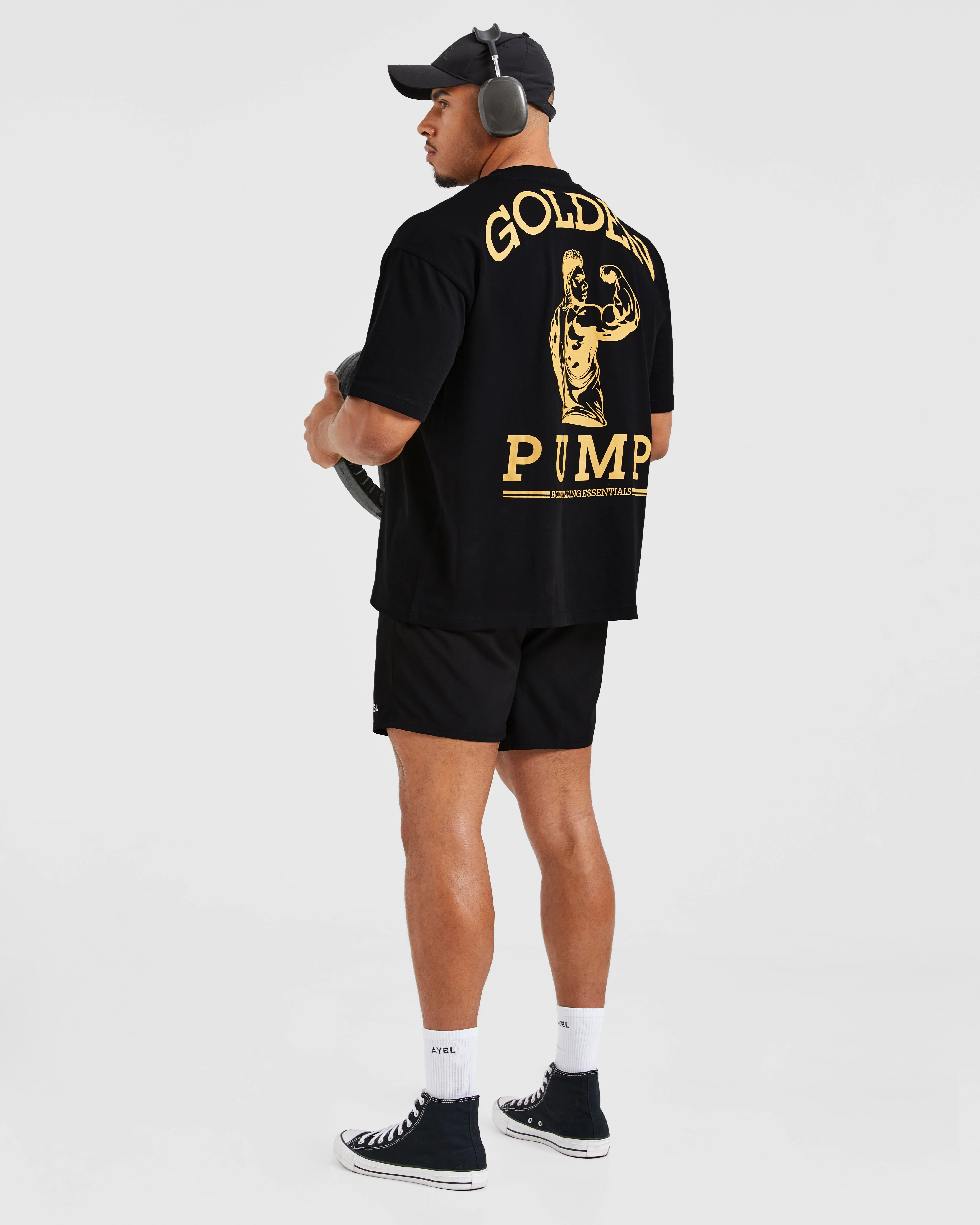 Wesley Vissers X Golden Pump Oversized T Shirt - Black - Image 8
